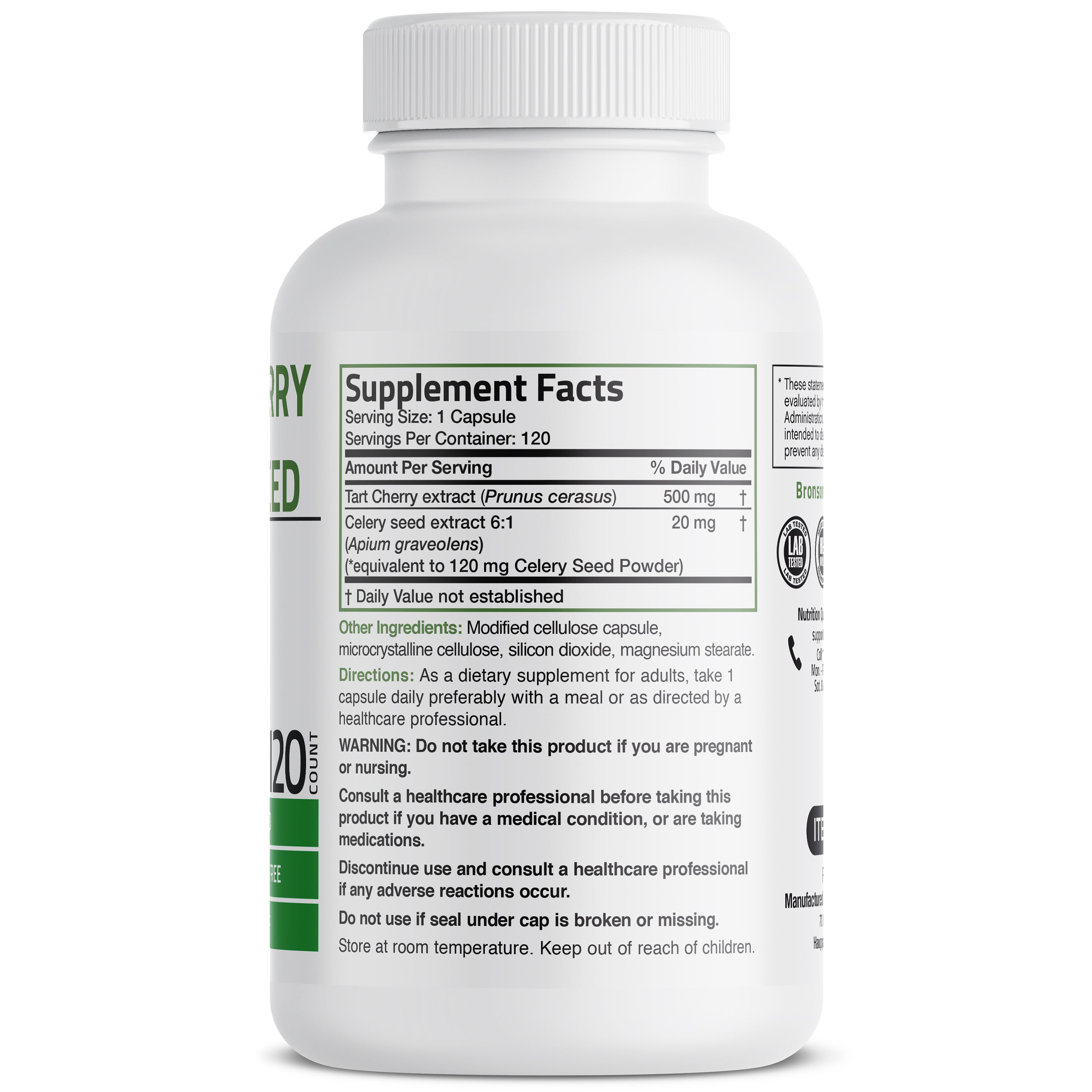 Tart Cherry Extract Plus Celery Seed
