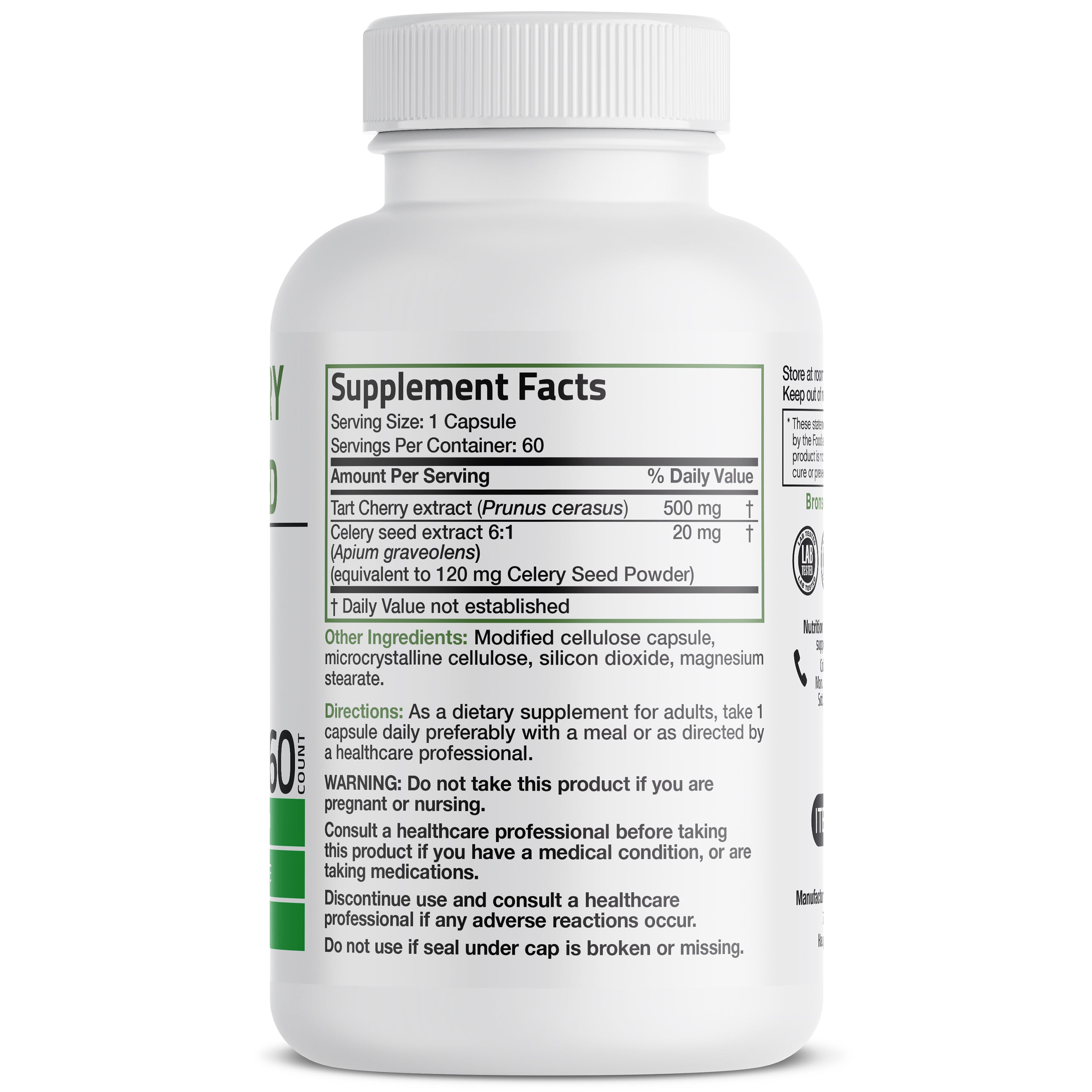 Tart Cherry Extract Plus Celery Seed
