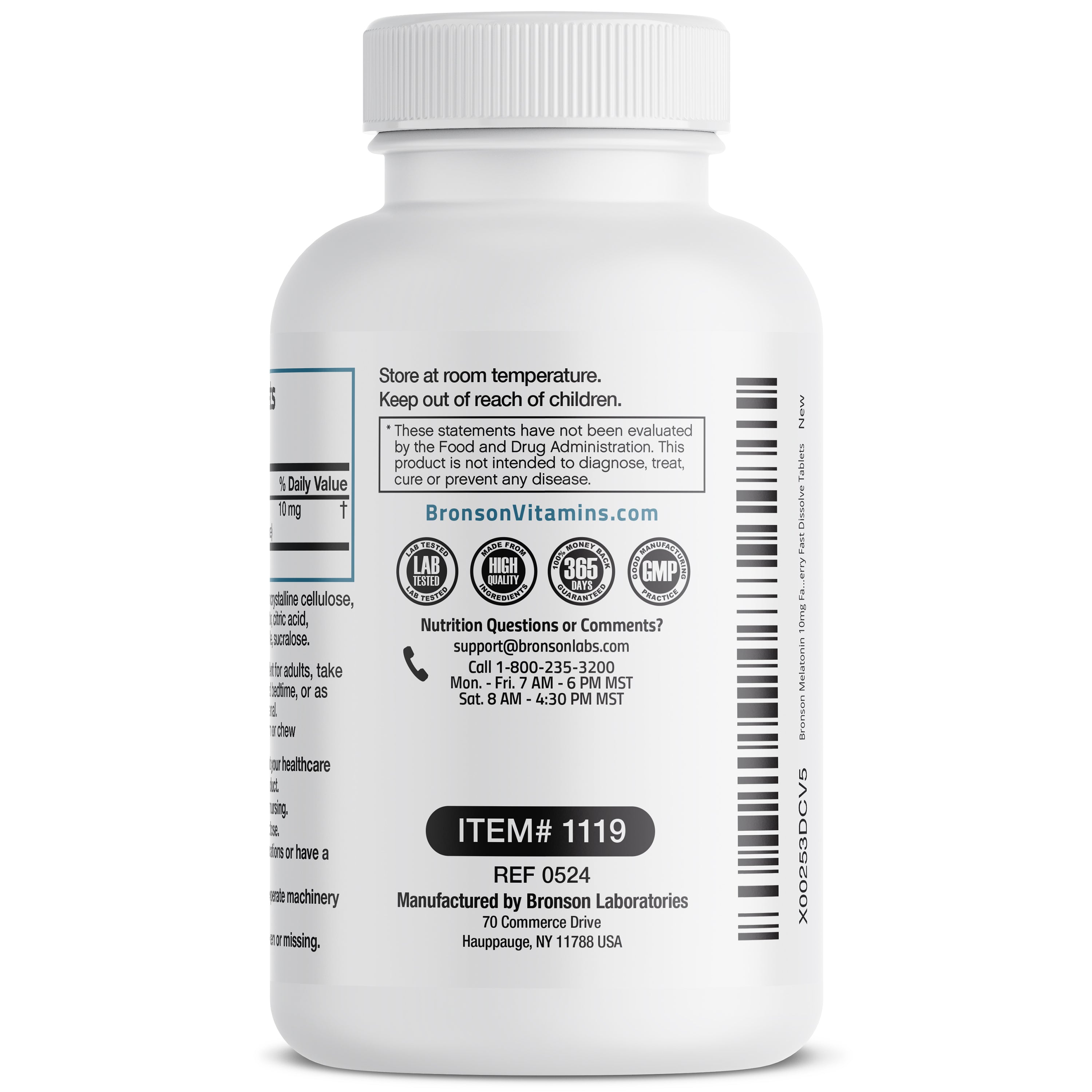 Melatonin Fast Dissolve - Cherry - 10 mg