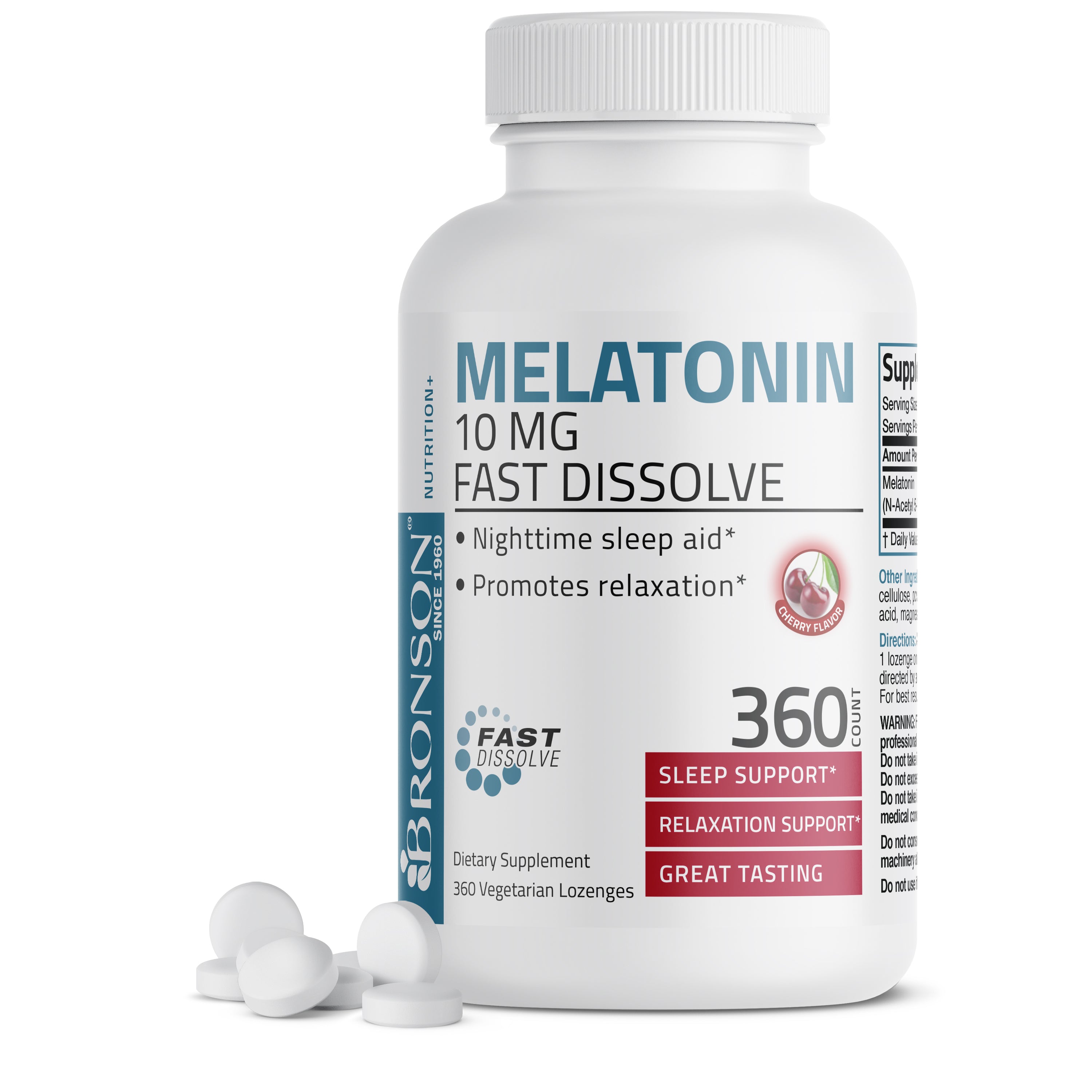 Melatonin Fast Dissolve - Cherry - 10 mg