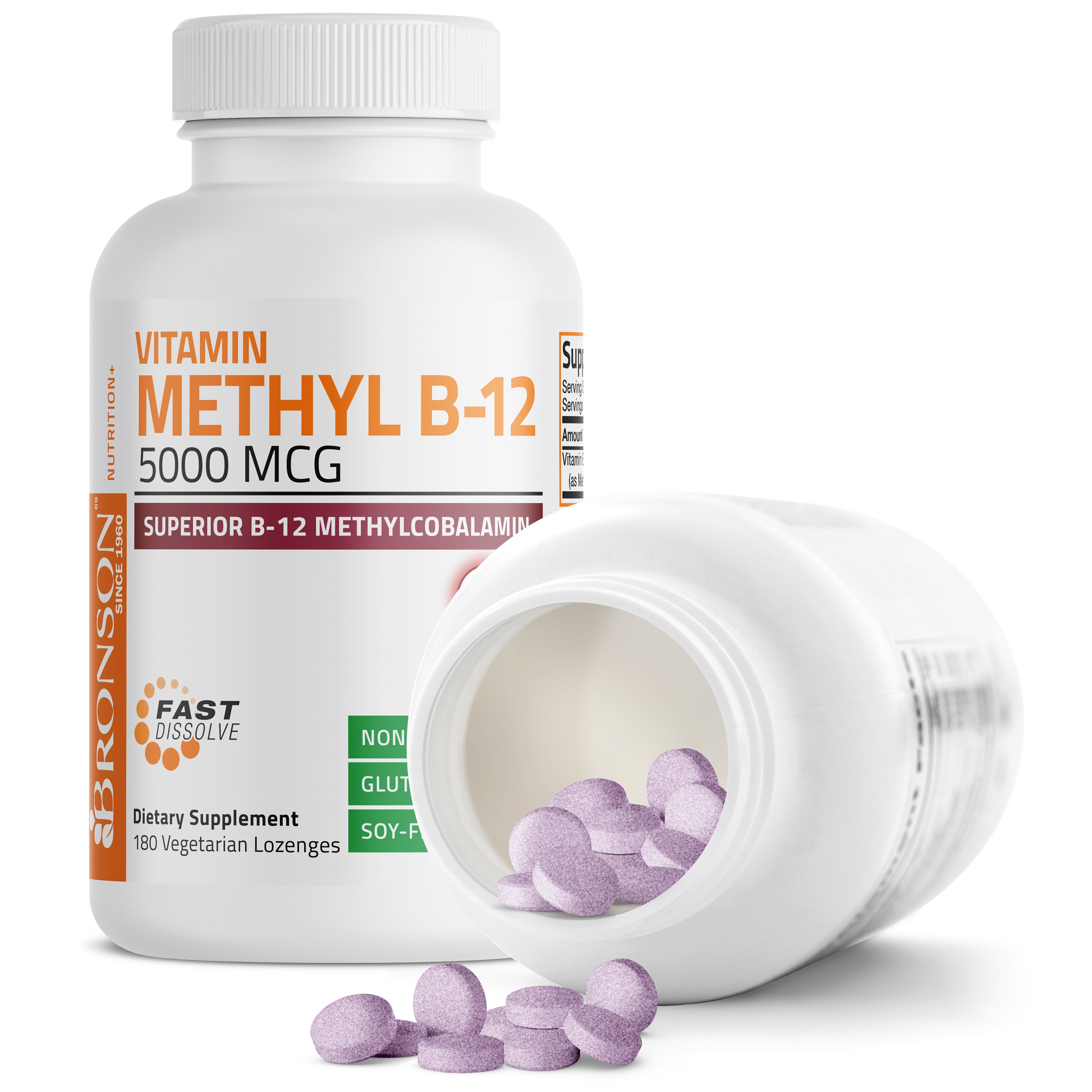 Methyl B12 Fast Dissolve Sublingual - Cherry - 5,000 mcg