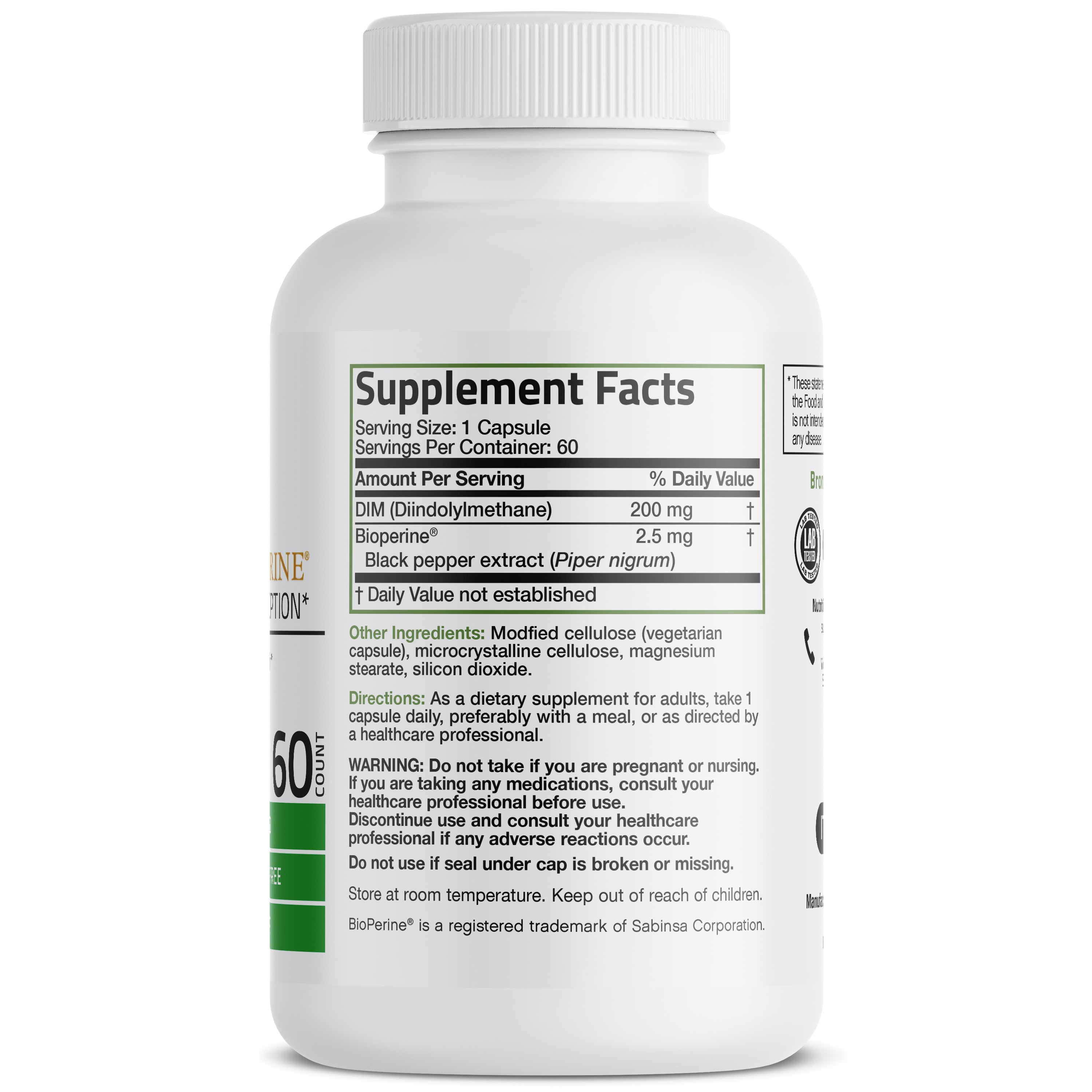 DIM with BioPerine® - 200 mg