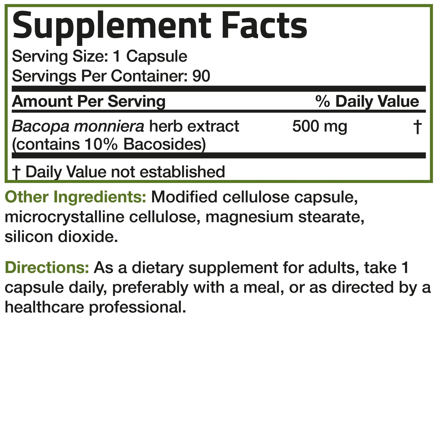Bacopa Extract.