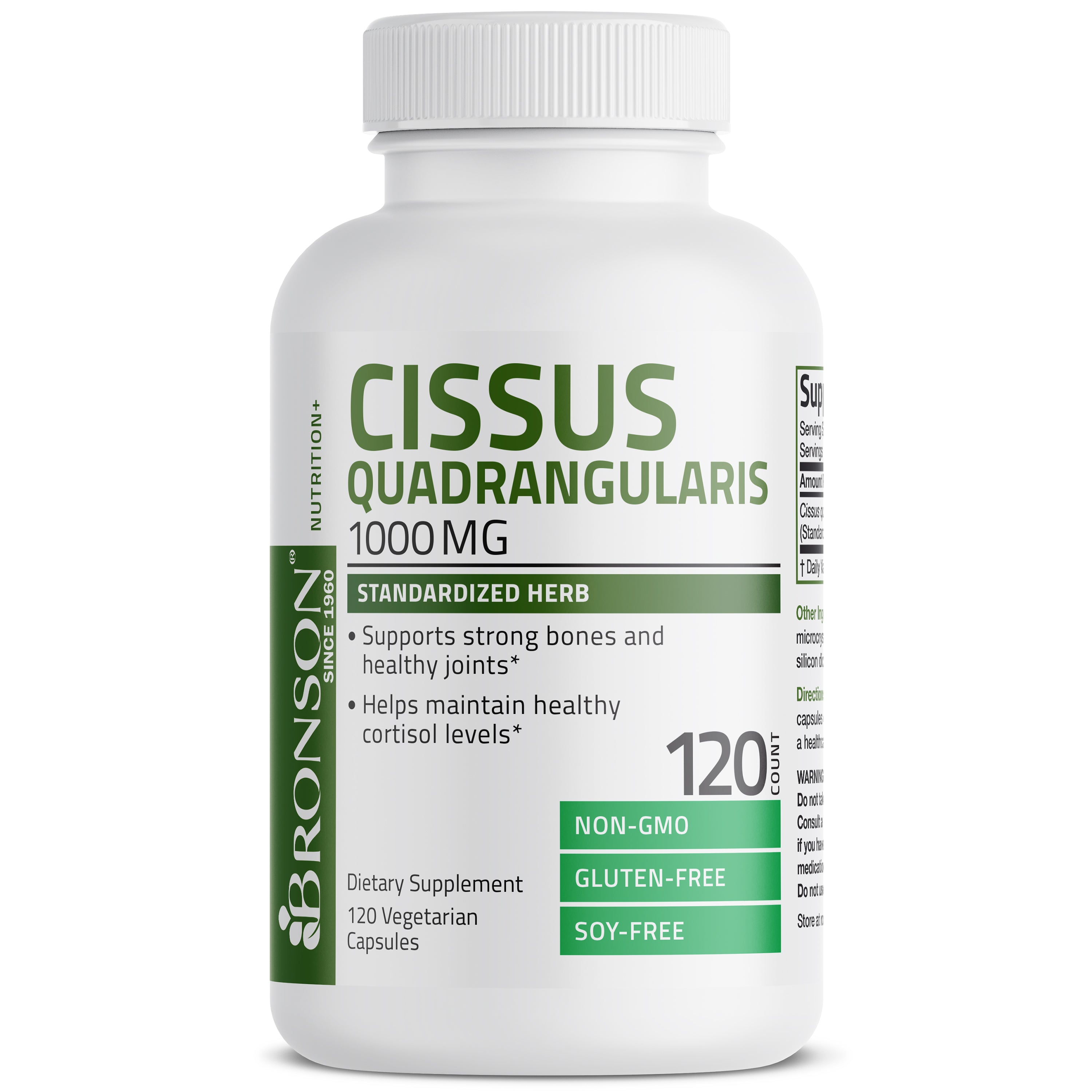 Cissus Quadrangularis Extract - 1,000 mg - 120 Vegetarian Capsules