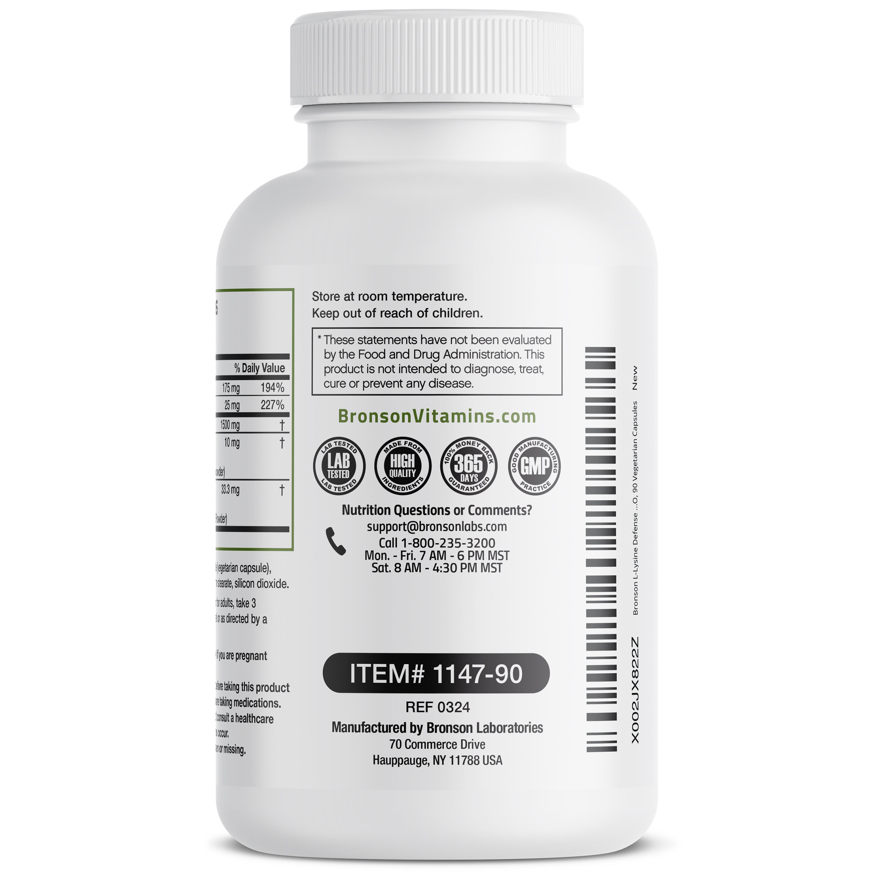 L-Lysine Defense Complex - 1500 mg