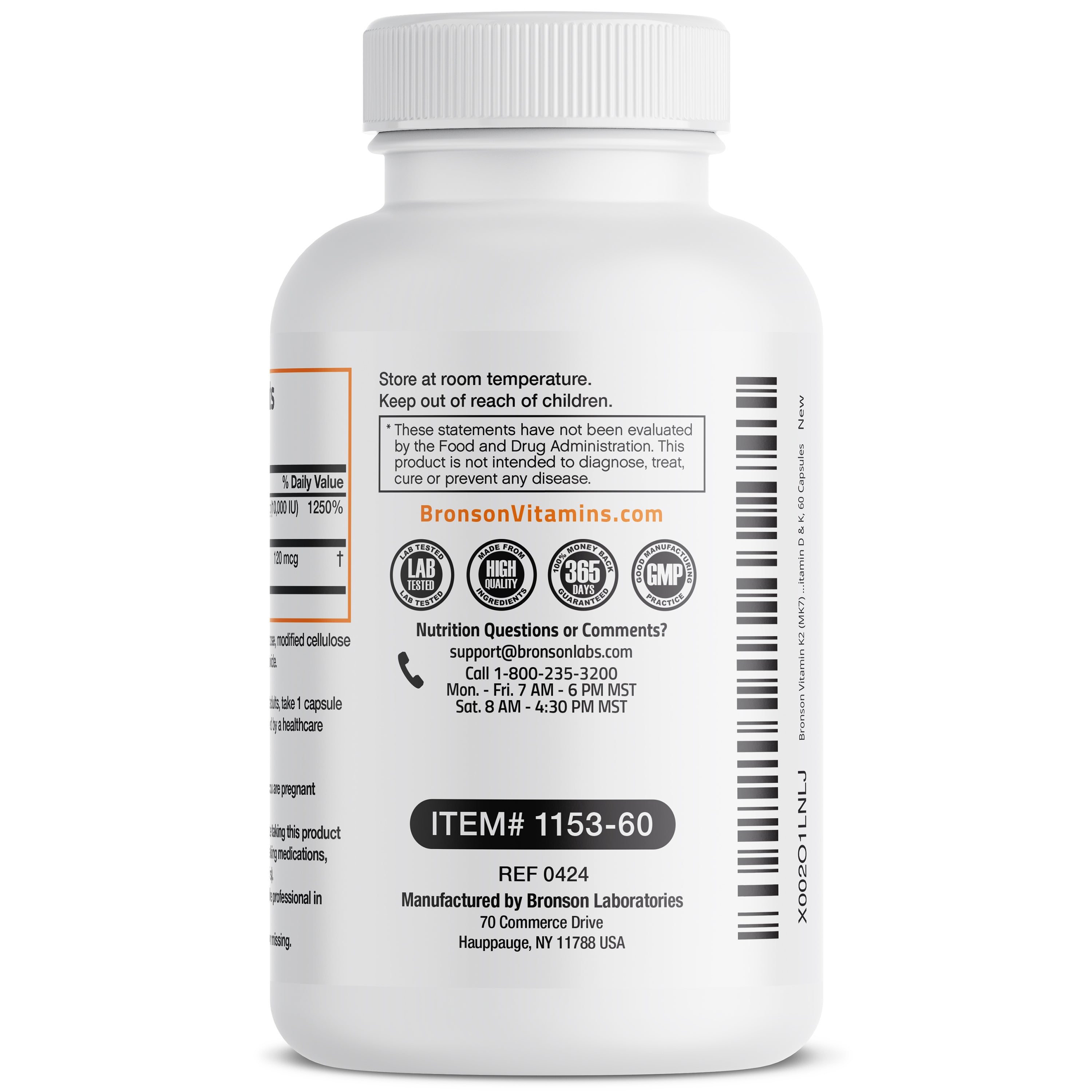 Vitamin K2 MK-7 Plus Vitamin D3 Extra Strength