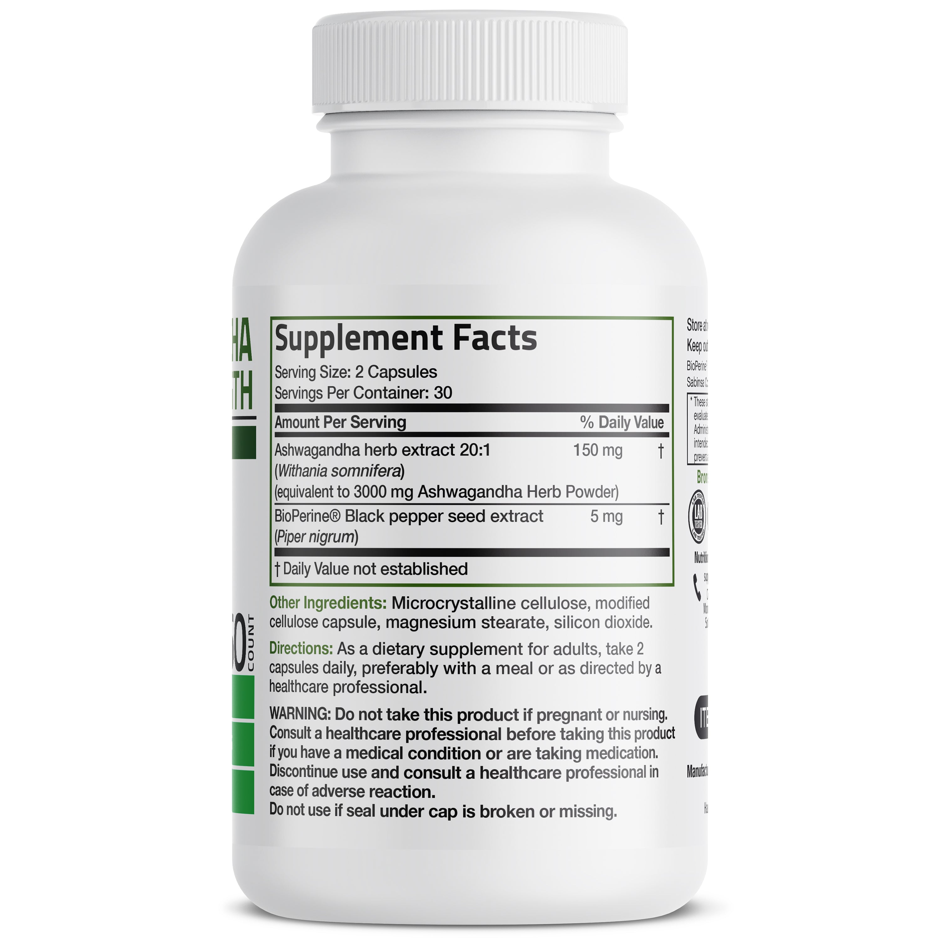 Ashwagandha Extra Strength - 3,000 mg