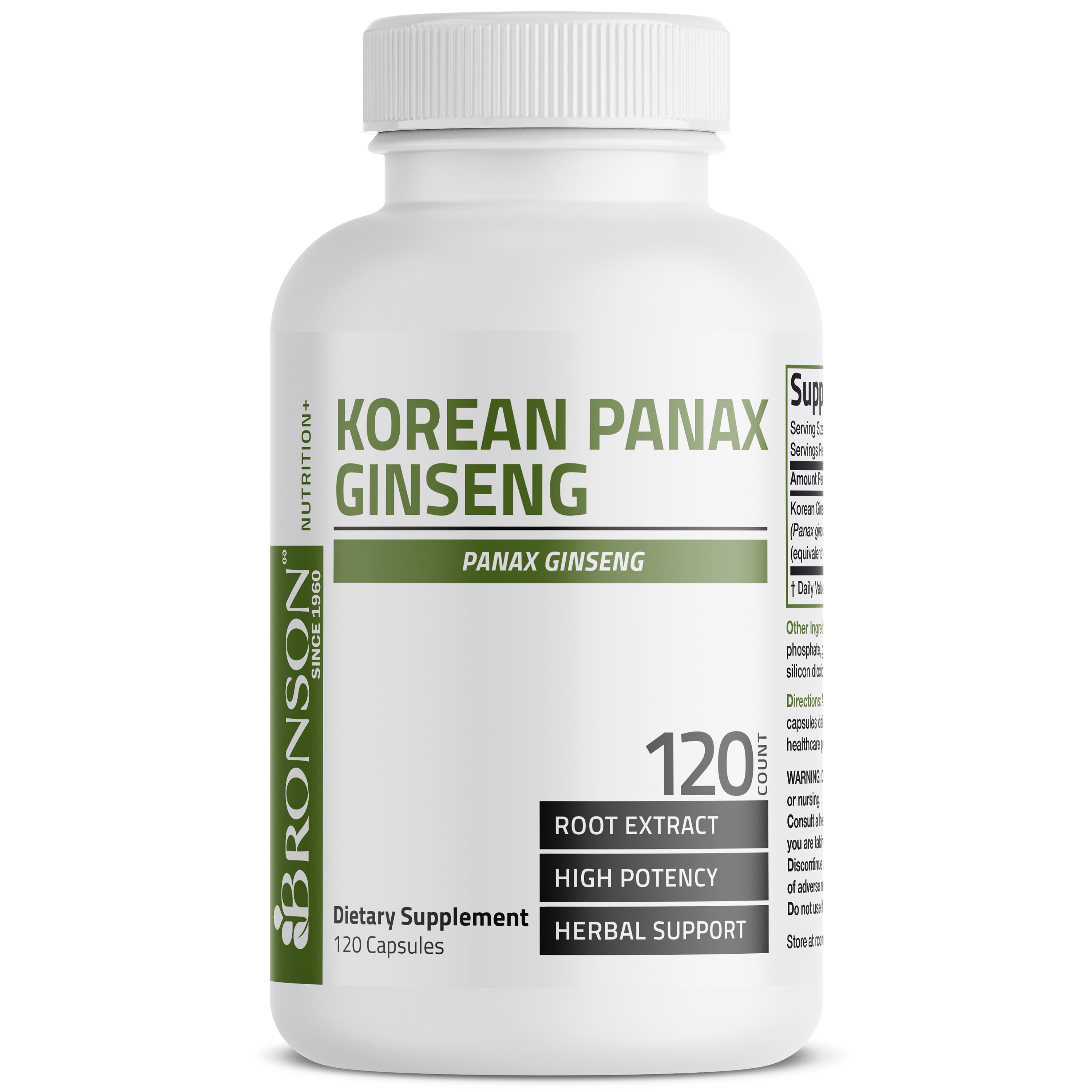 Korean Panax Ginseng - 1,000 mg
