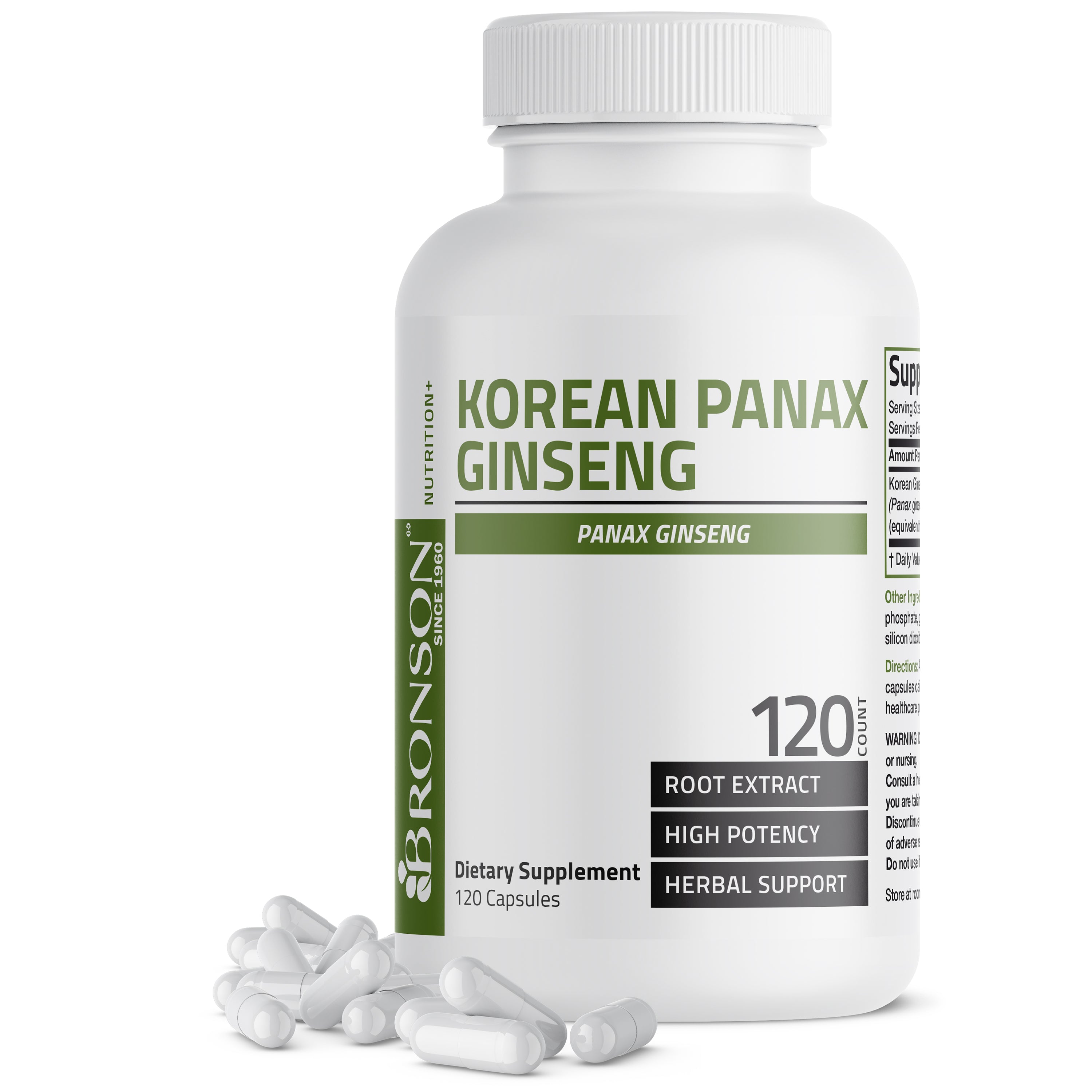 Korean Panax Ginseng - 1,000 mg