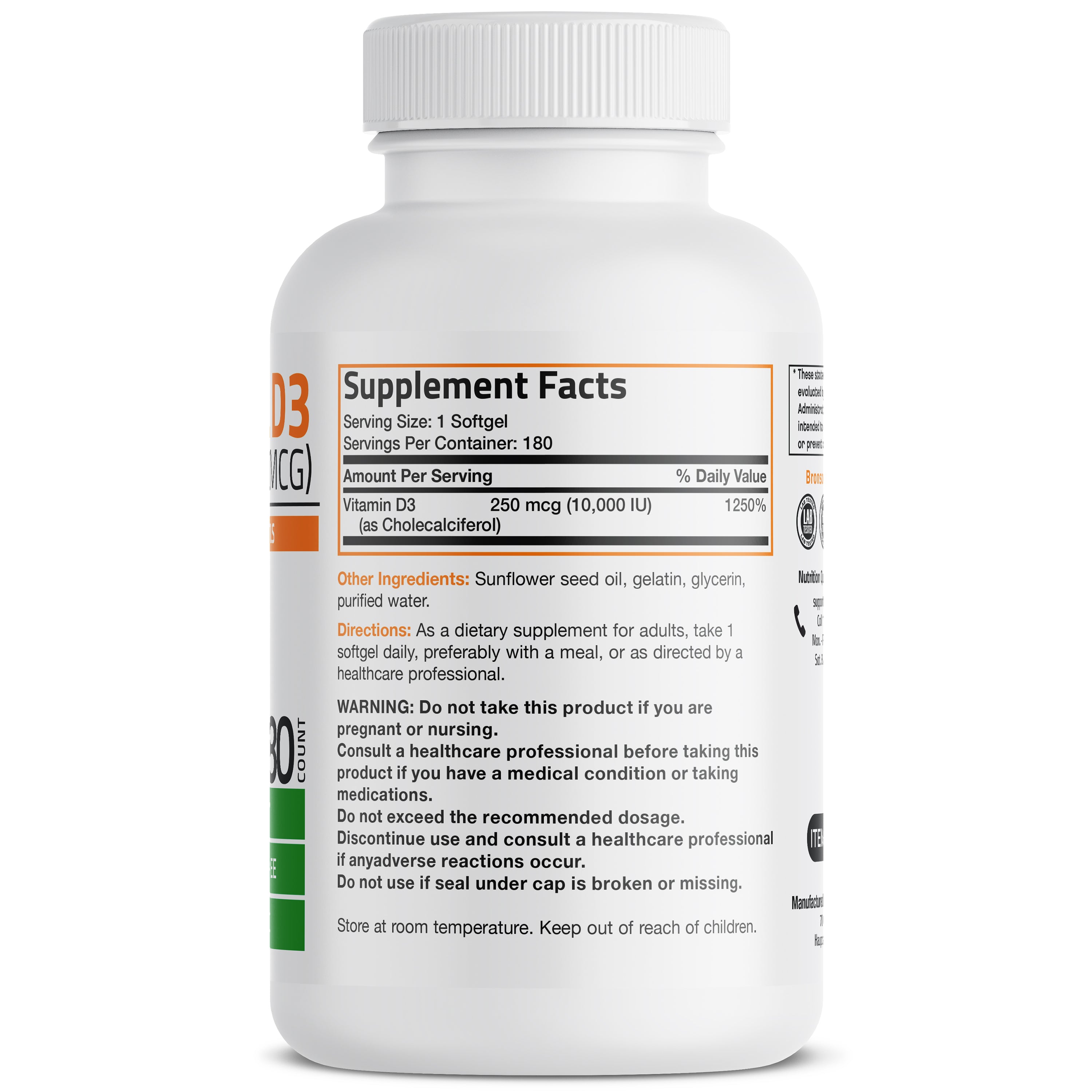 Vitamin D3 - 10,000 IU