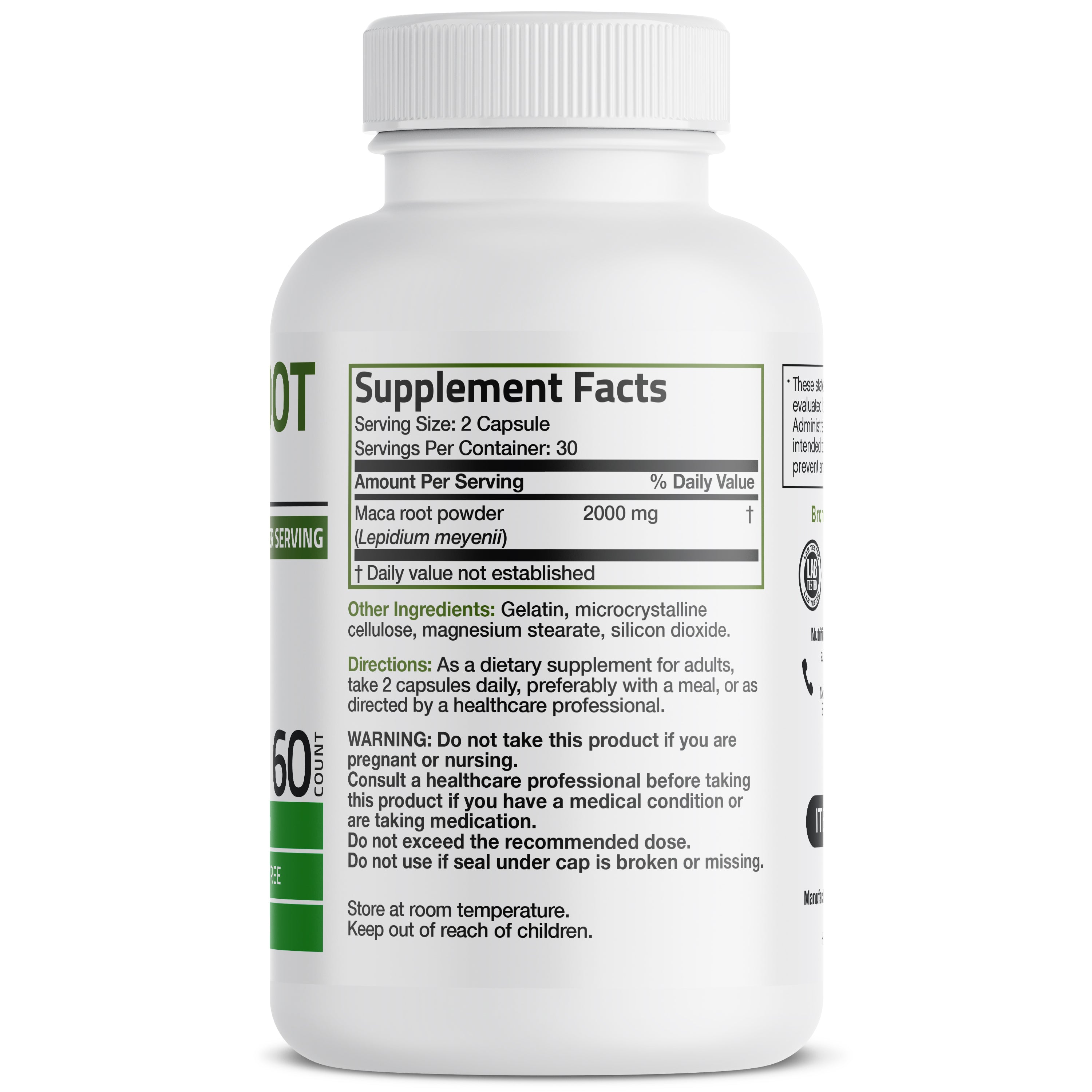 Maca Root Extra Strength - 2,000 mg
