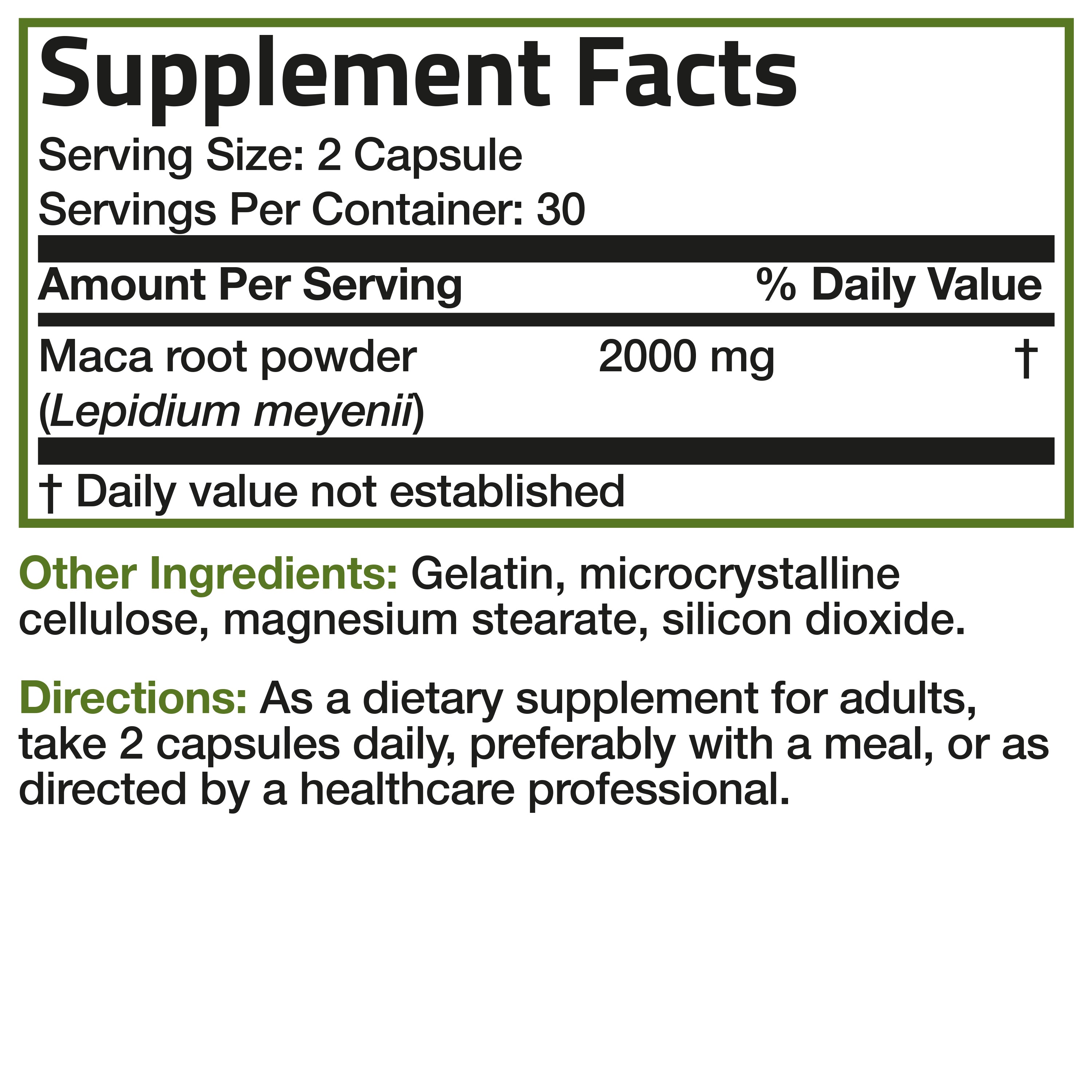 Maca Root Extra Strength - 2,000 mg view 18 of 6