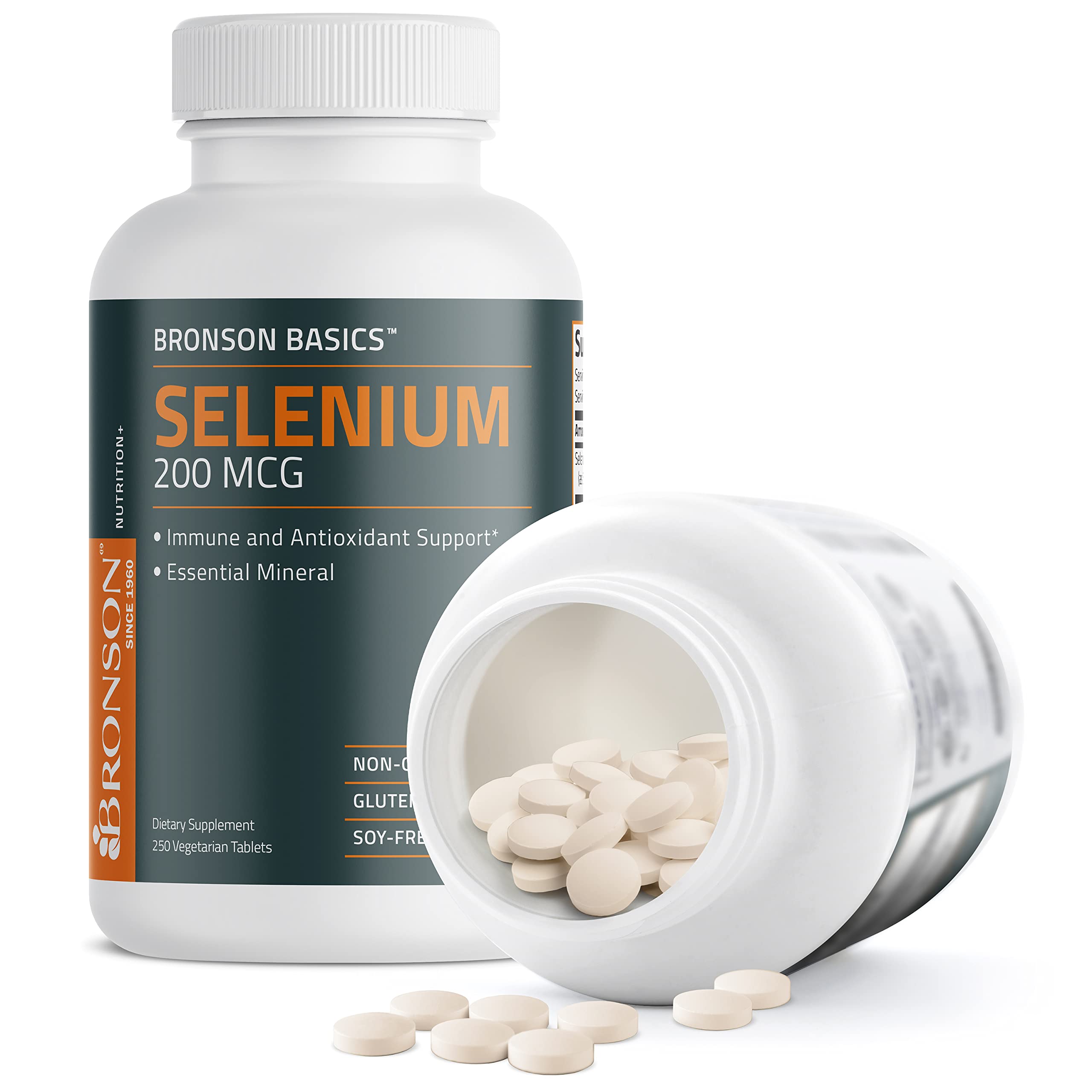 Selenium 200 mcg, 250 Vegetarian Tablets view 4 of 6