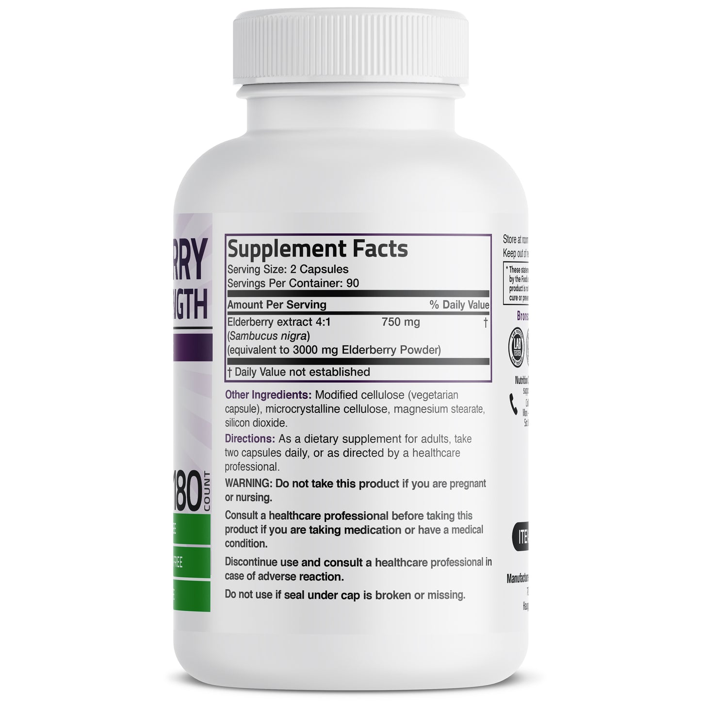 Elderberry Extra Strength - 3,000 mg