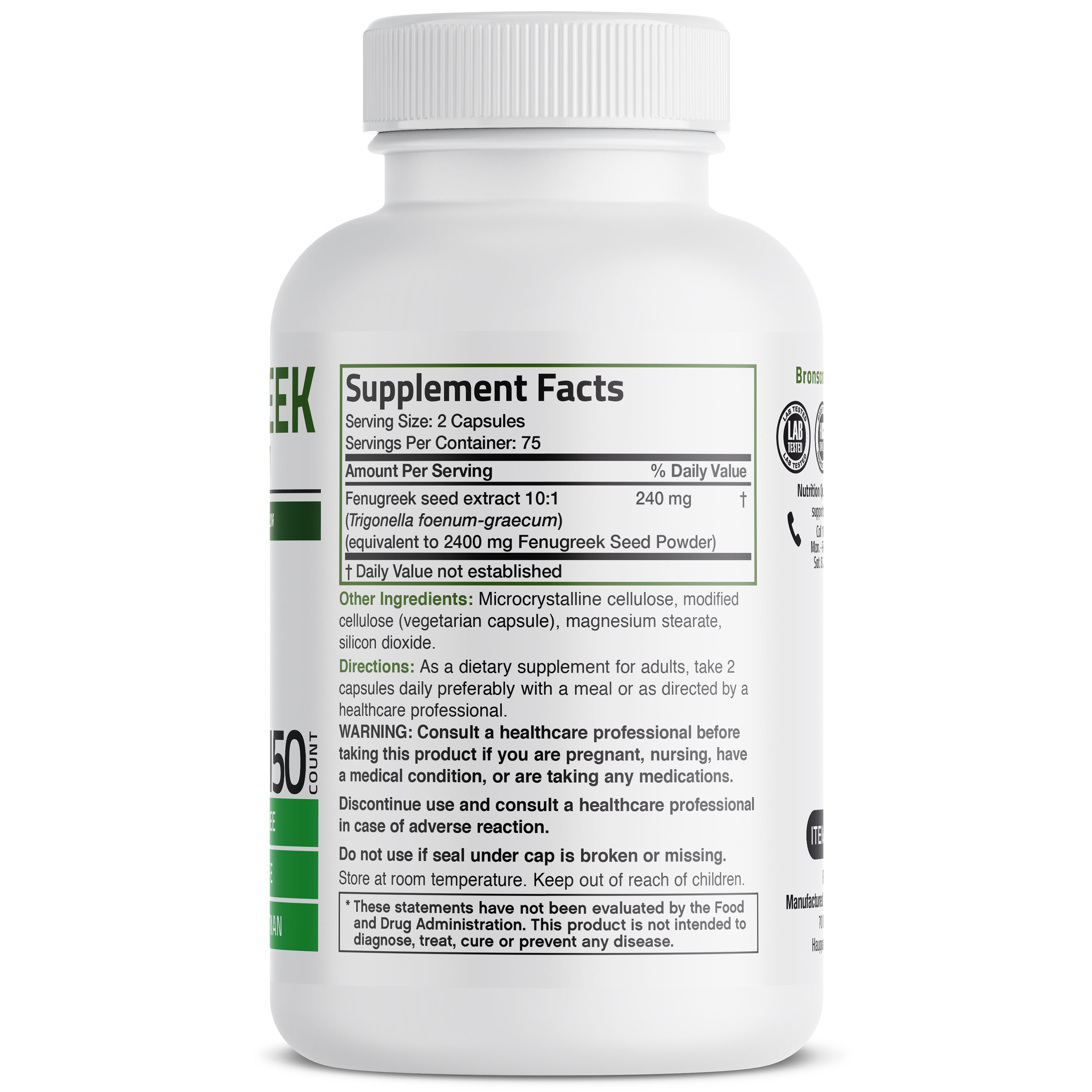 Fenugreek Extra Strength 2400 MG