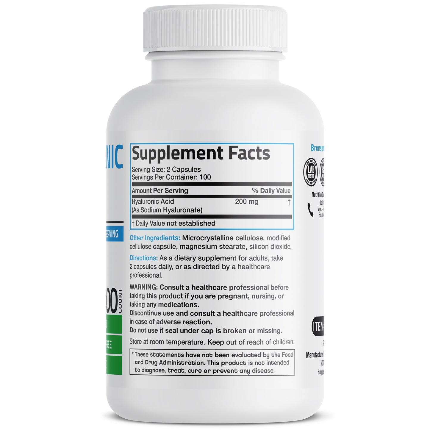Hyaluronic Acid 200 MG
