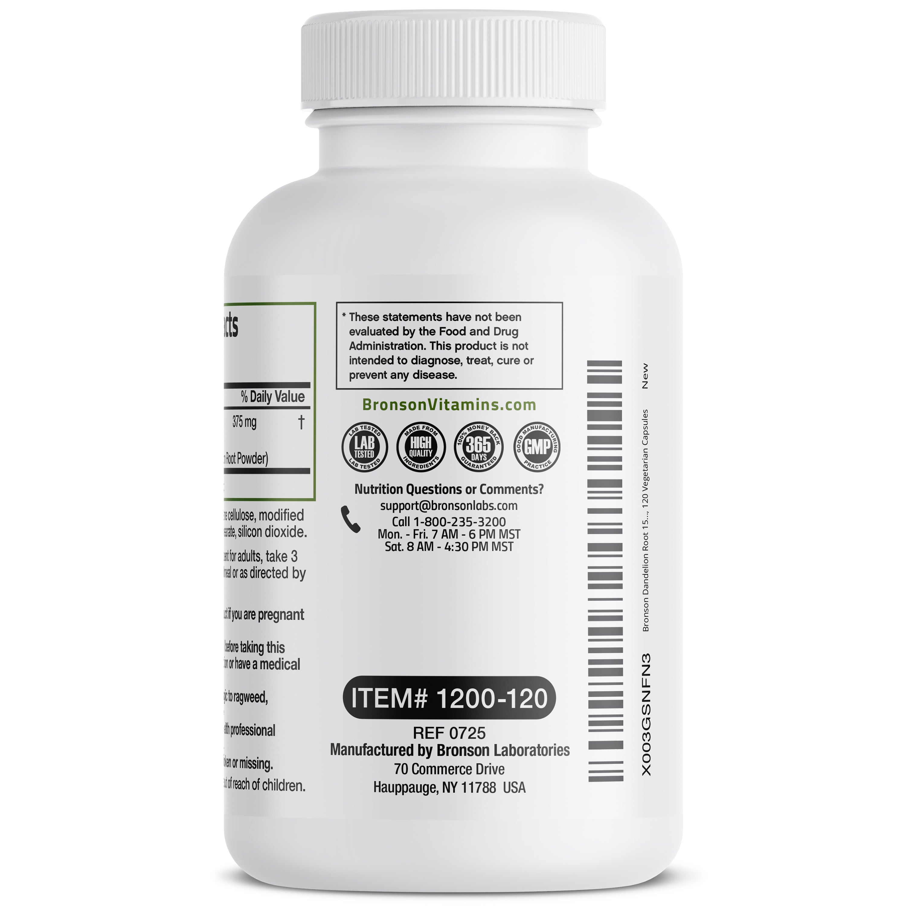 Dandelion Root 1500 MG per Serving