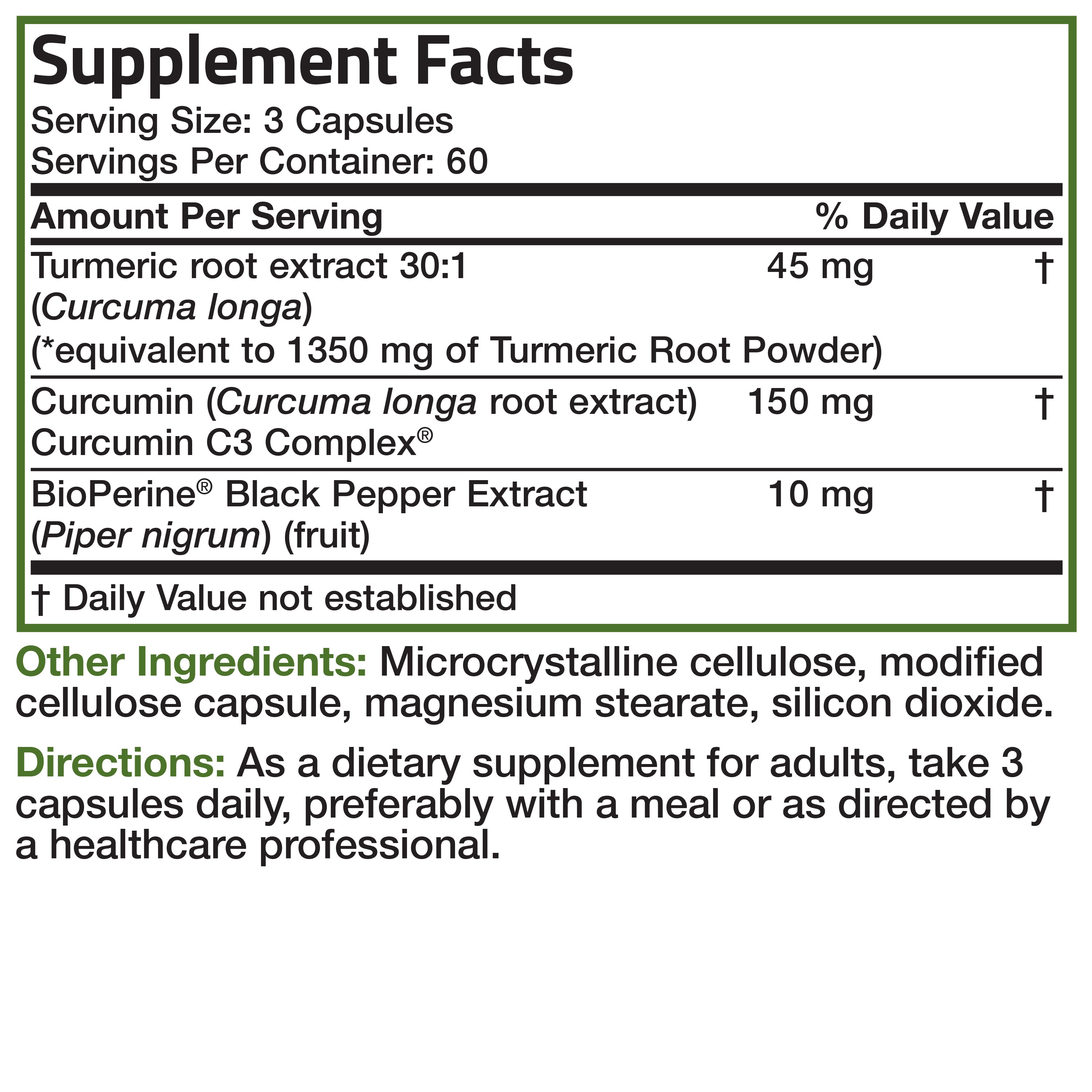 Turmeric Curcumin 1500 MG