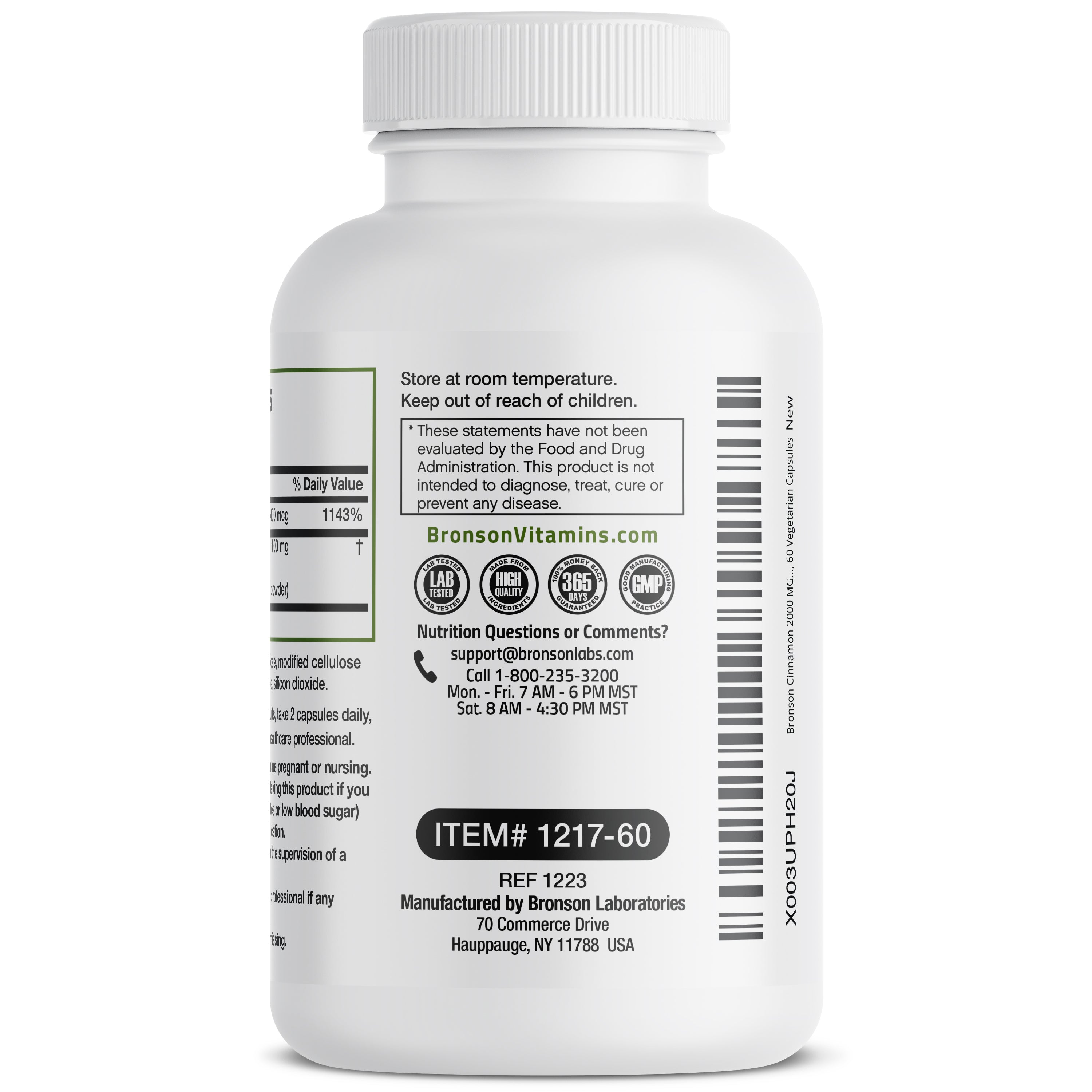 Cinnamon 2000 MG per Serving Plus Chromium
