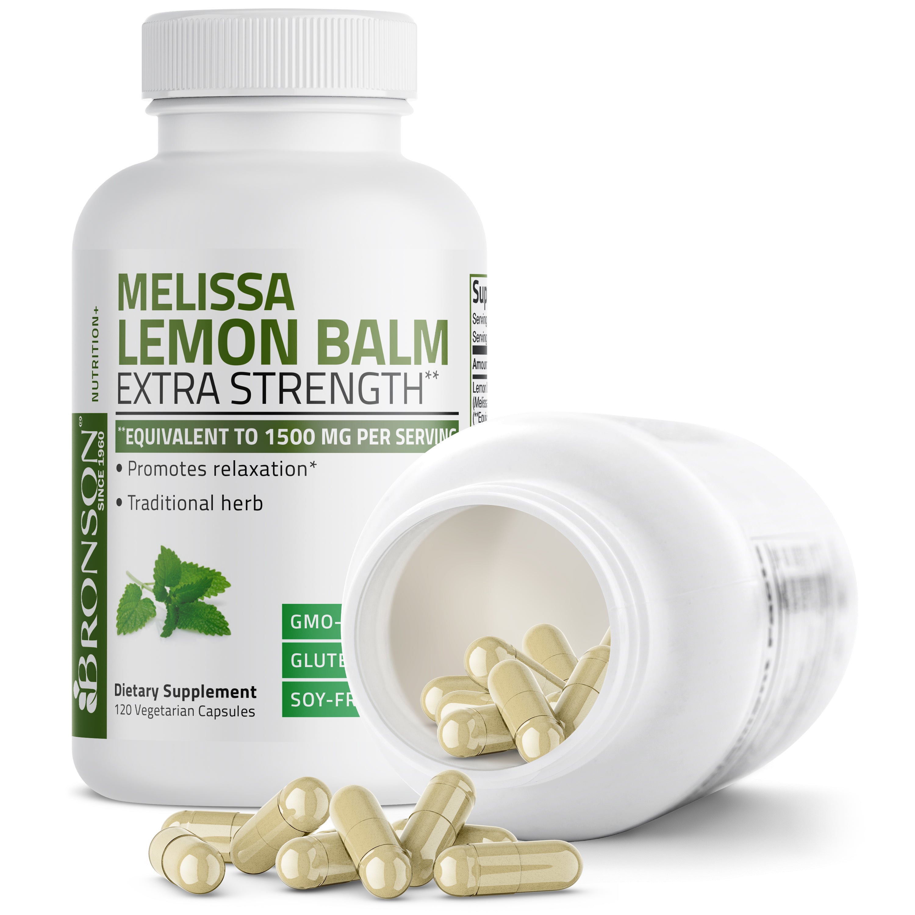 Melissa Lemon Balm 1500 MG per Serving view 4 of 6