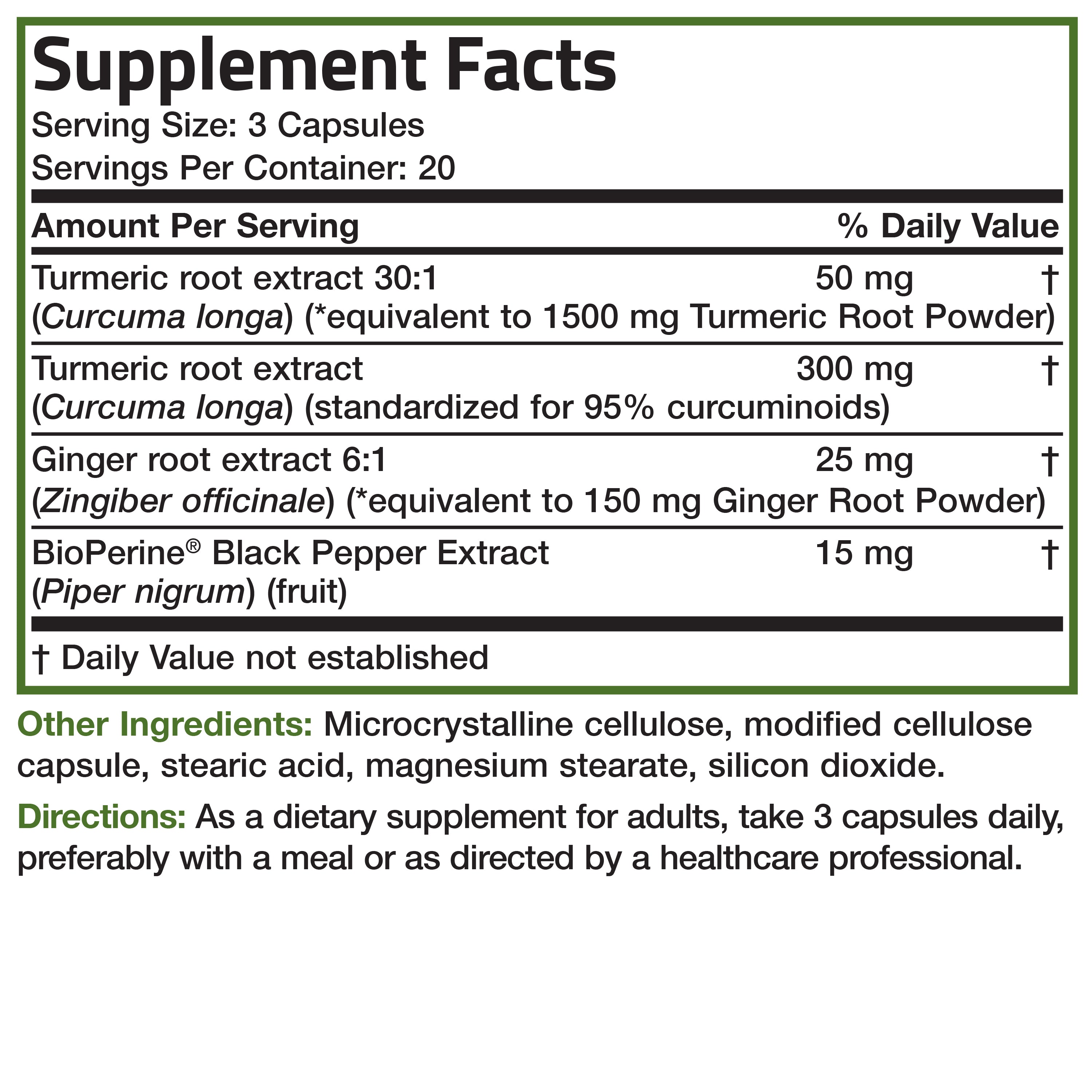 Turmeric + Ginger 1950 MG view 5 of 15