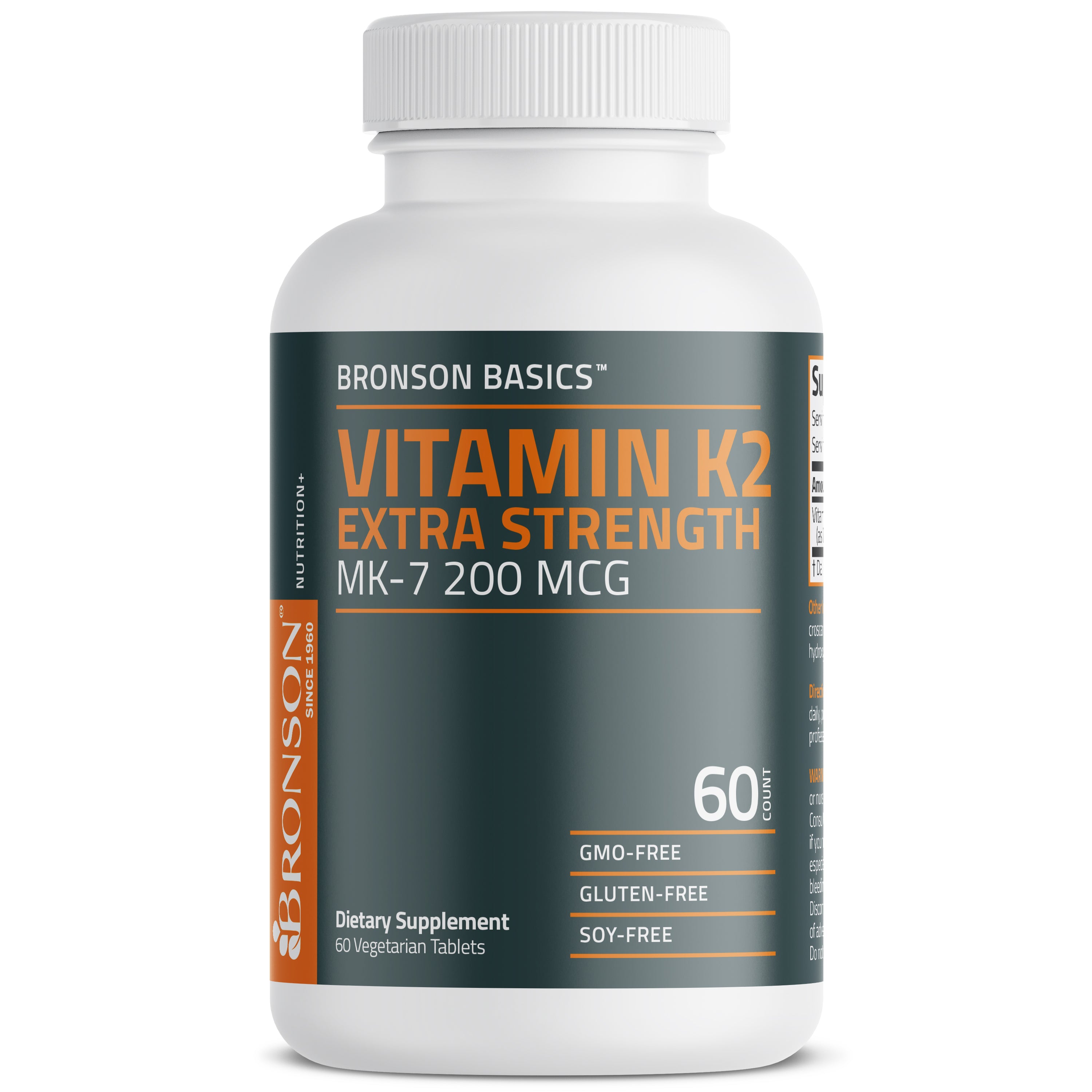 Vitamin K2 Extra Strength MK-7 200 MCG view 2 of 6