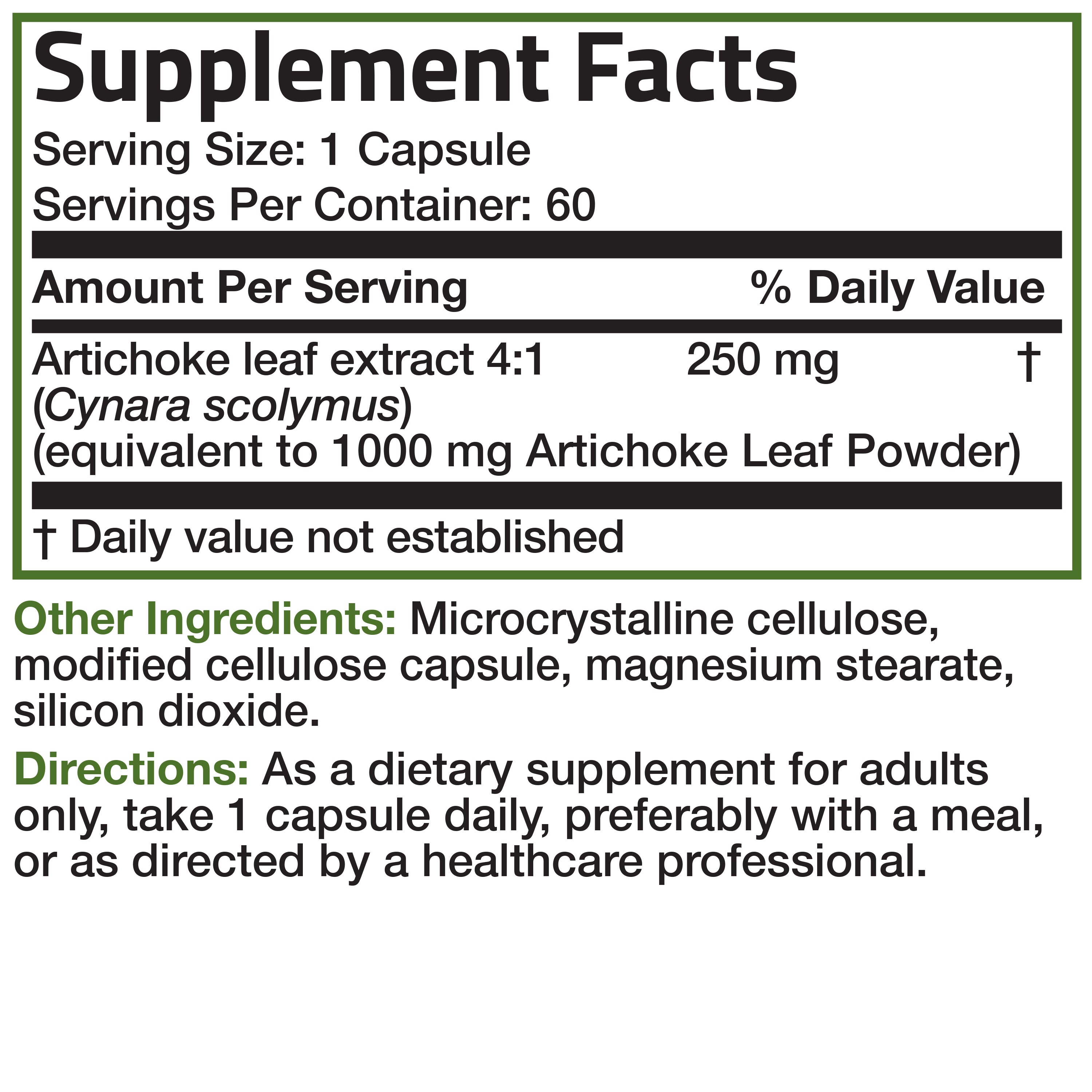 Artichoke Leaf Extra Strength