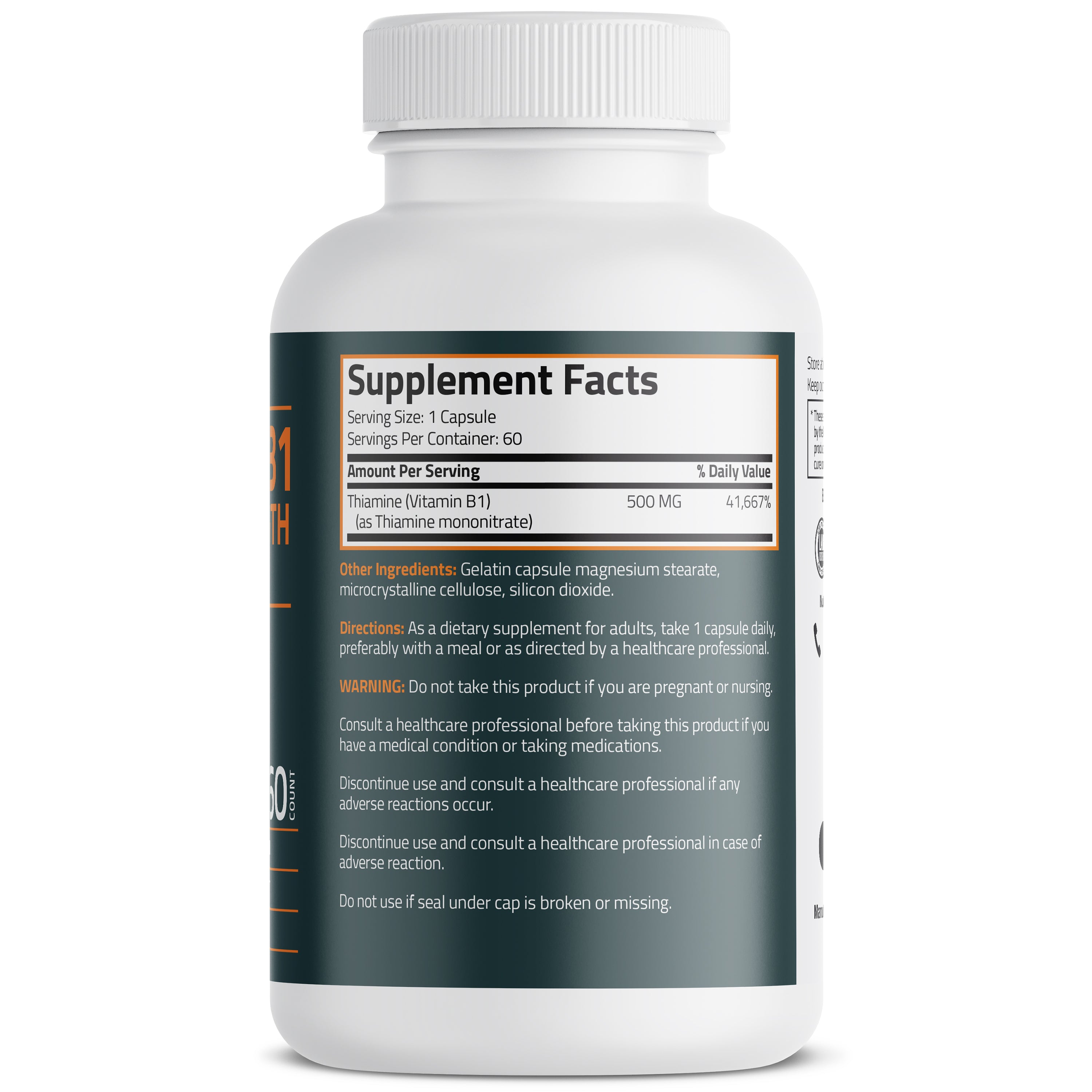 Vitamin B1 Extra Strength 500 MG