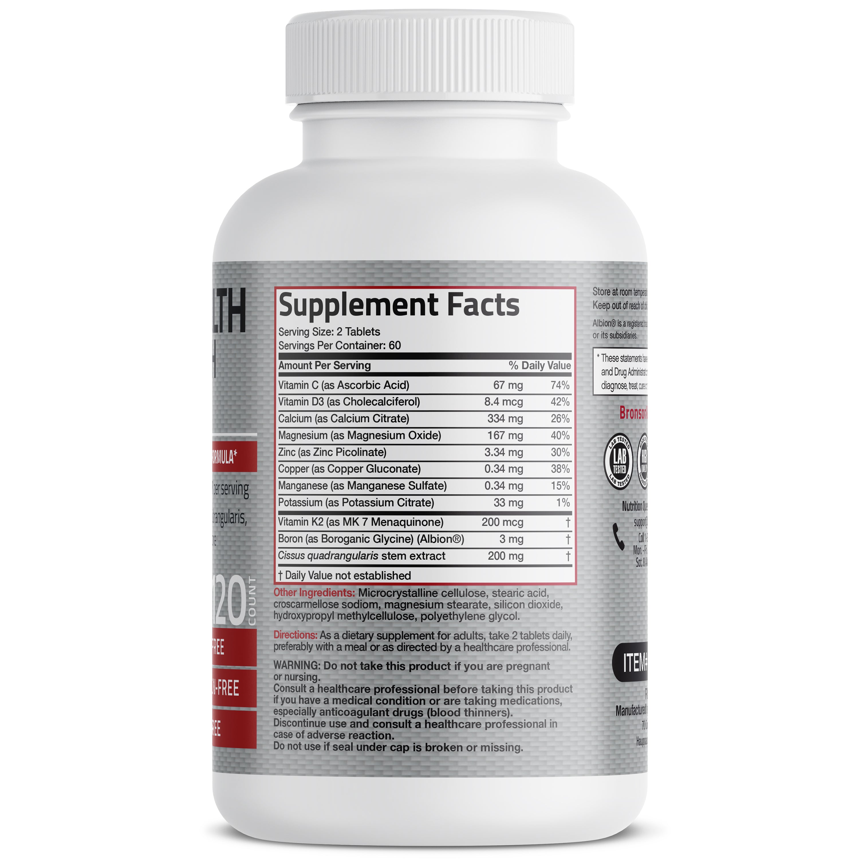 Bone Health & Strength Complex Formula