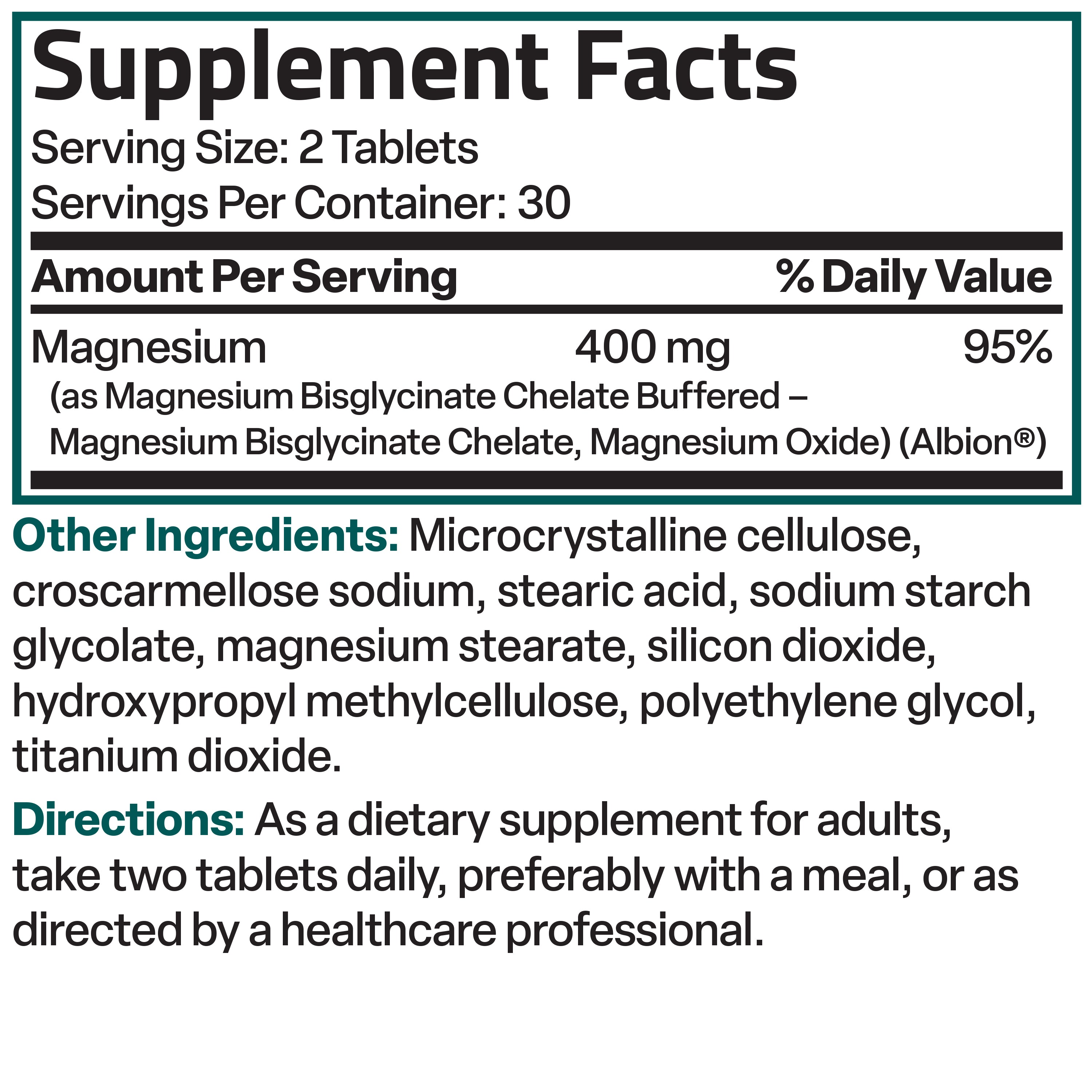Magnesium Glycinate Extra Strength