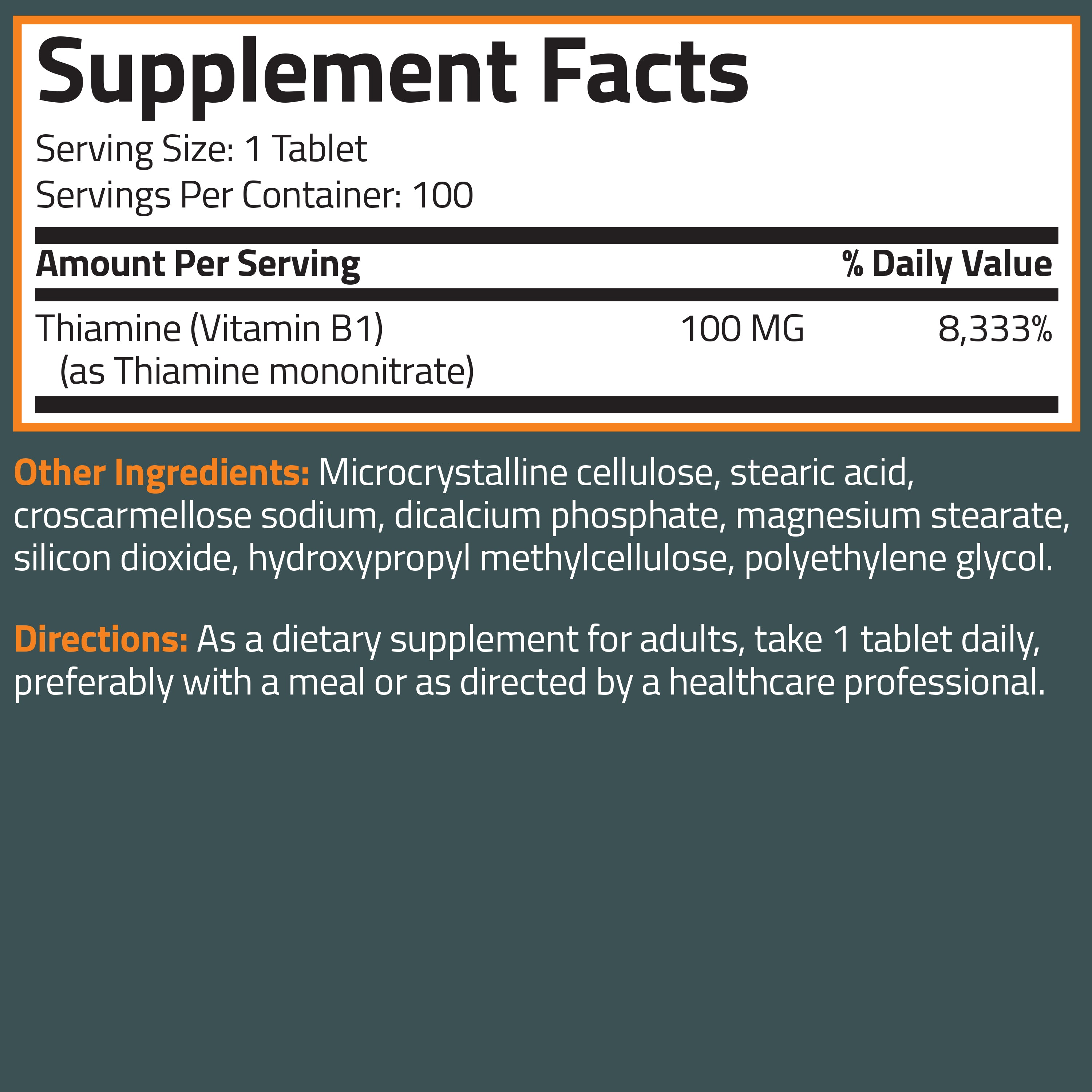 Vitamin B1 100mg