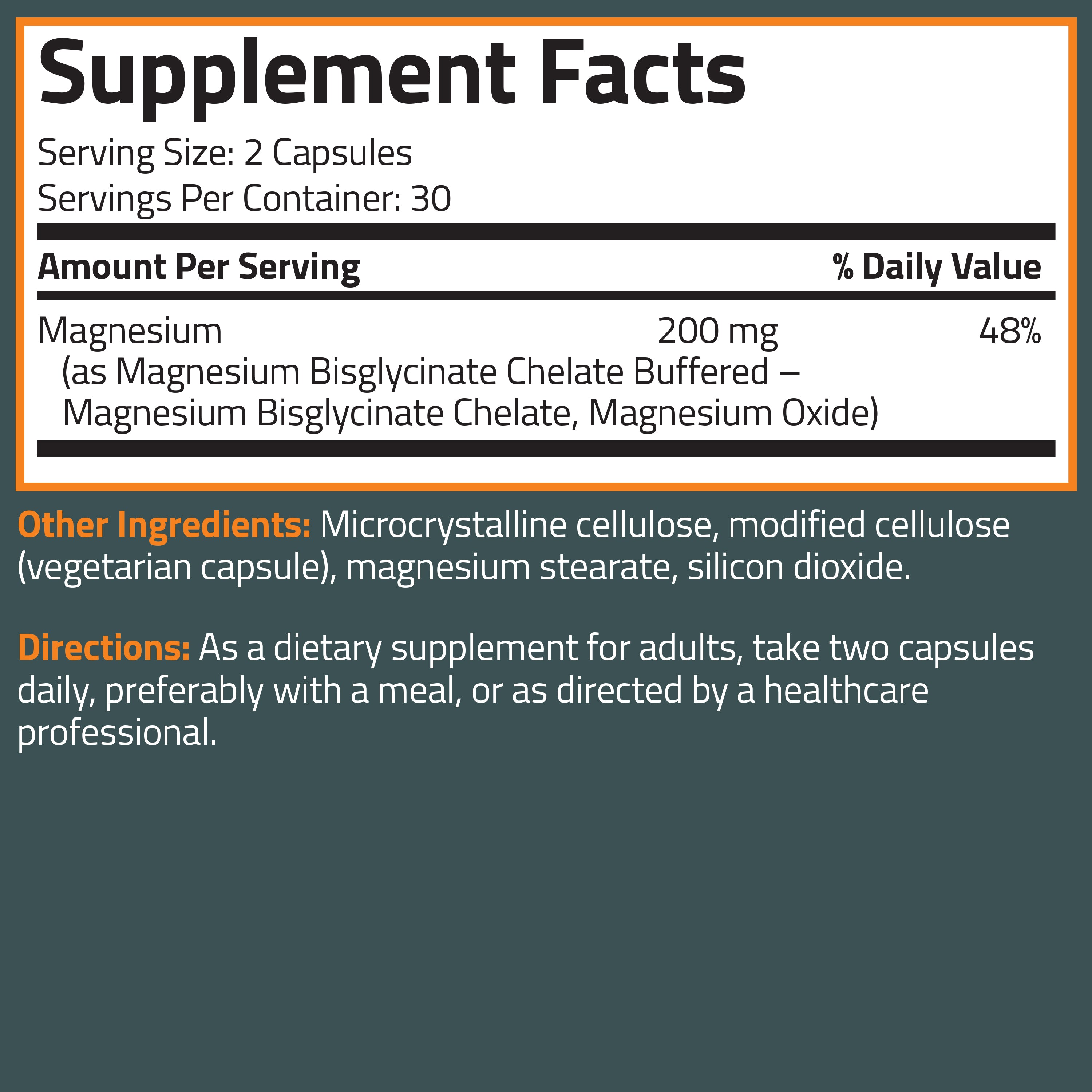 Magnesium Glycinate 200 MG