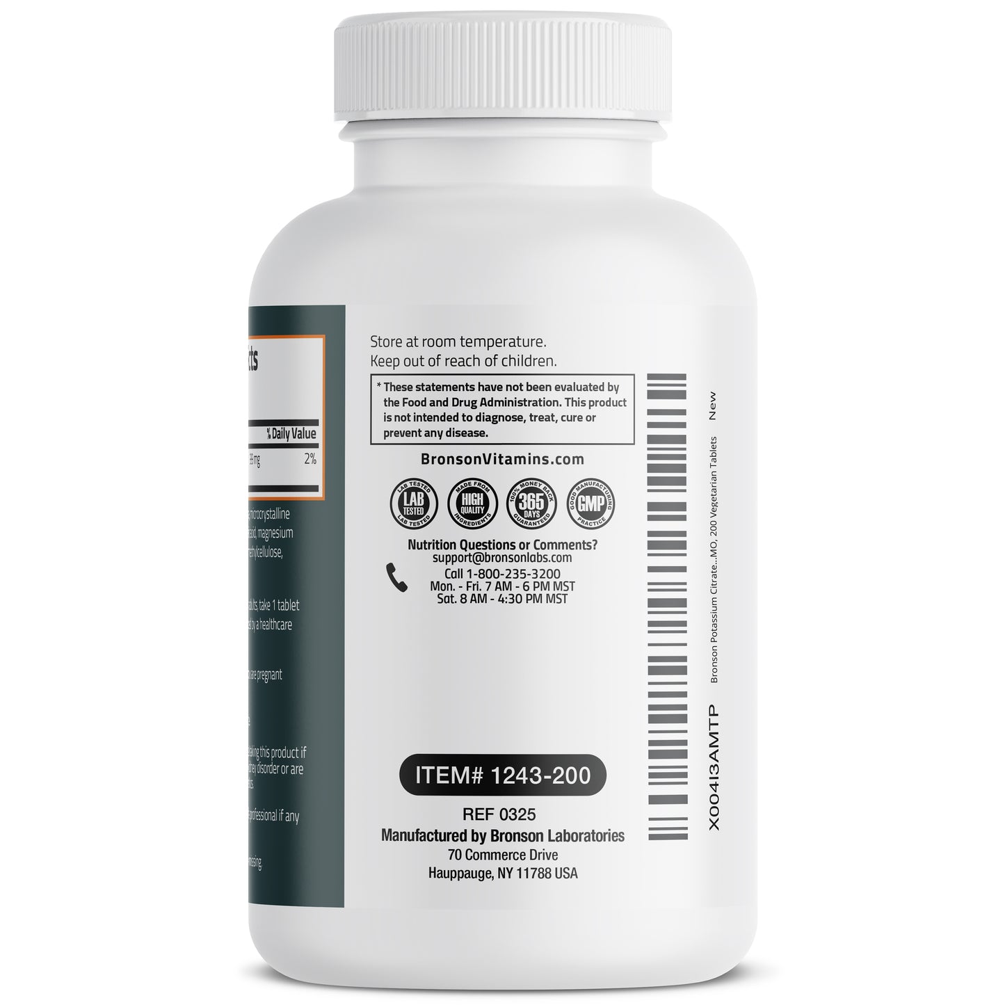 Potassium Citrate 99mg, 200 Tablets