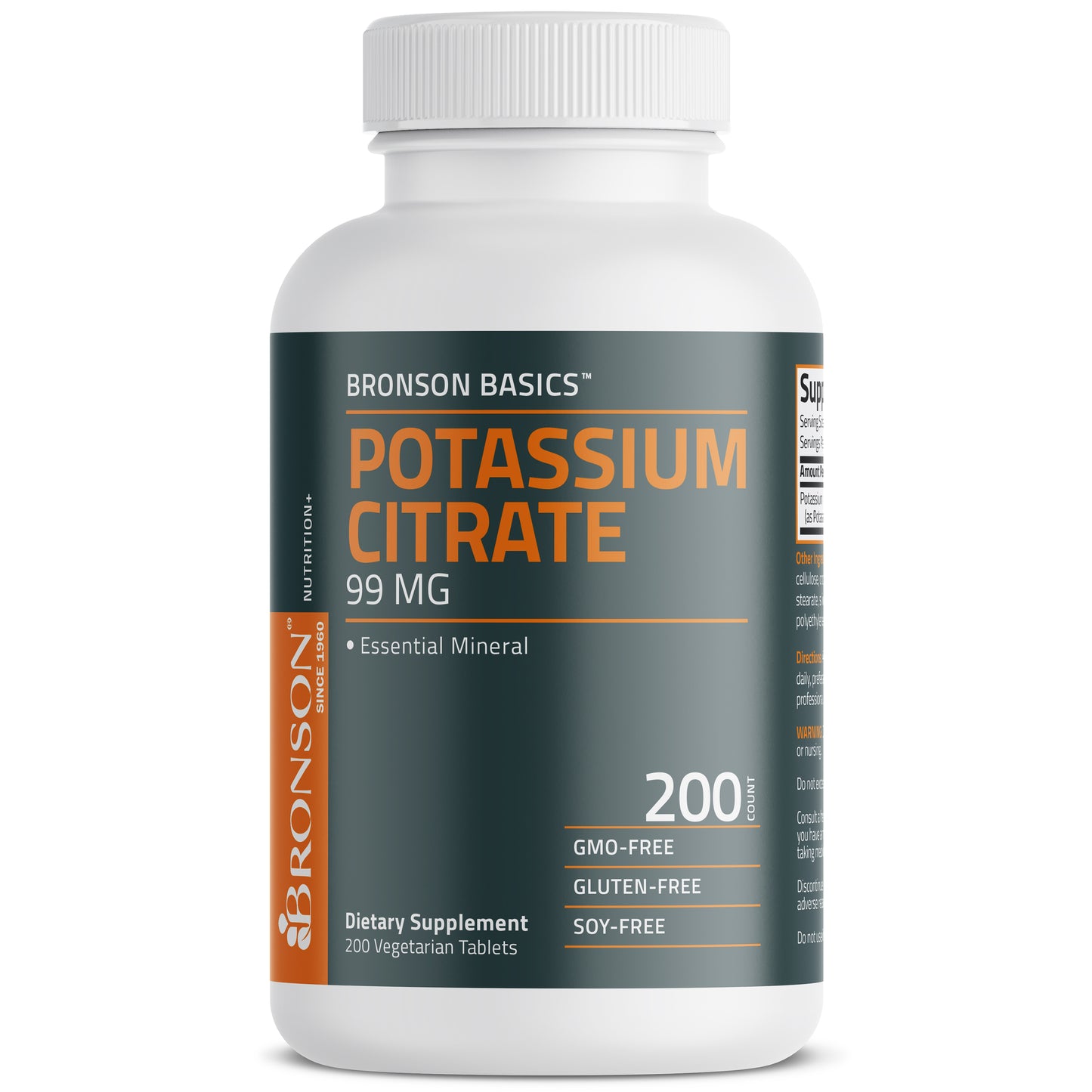 Potassium Citrate 99mg, 200 Tablets