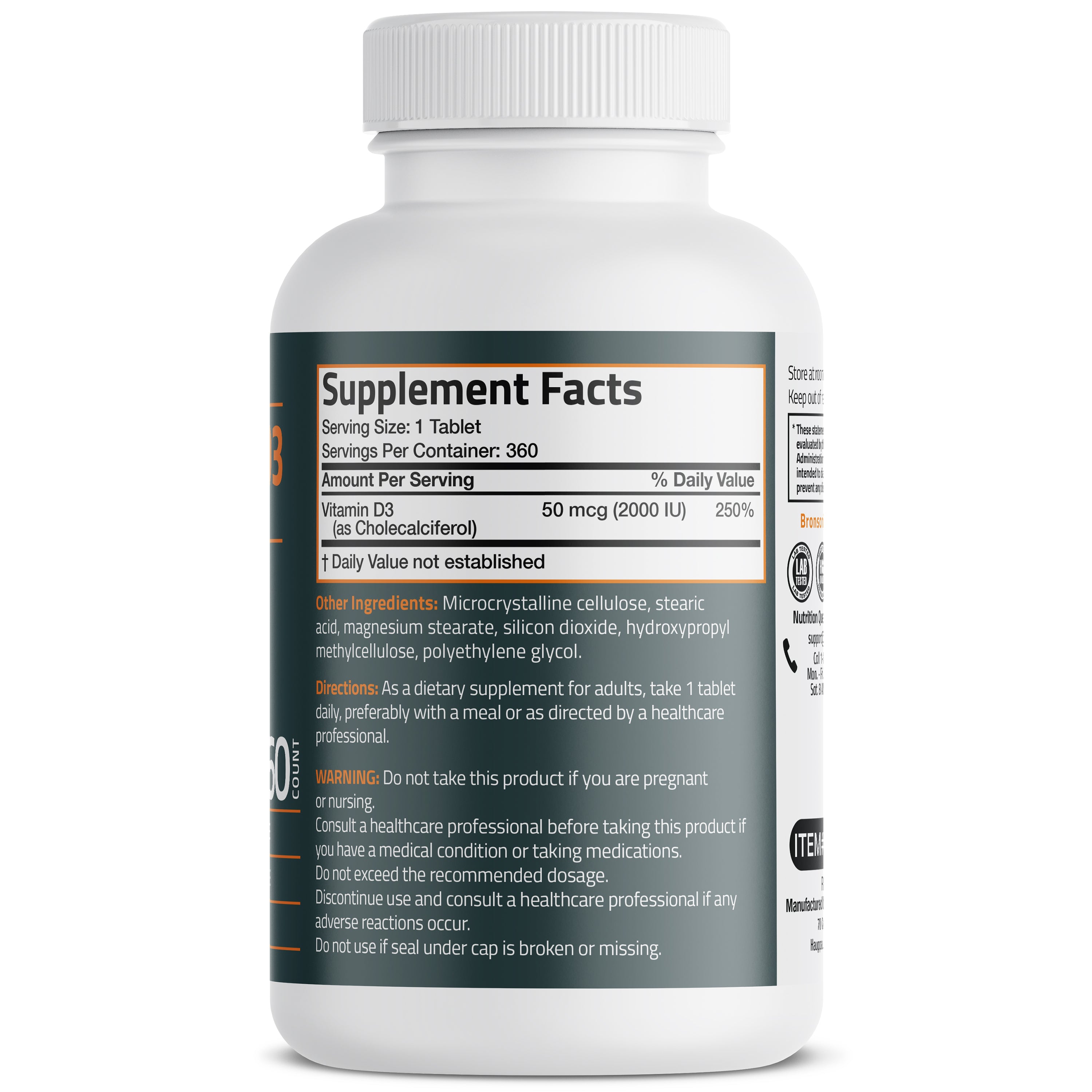 Vitamin D3 2,000 IU