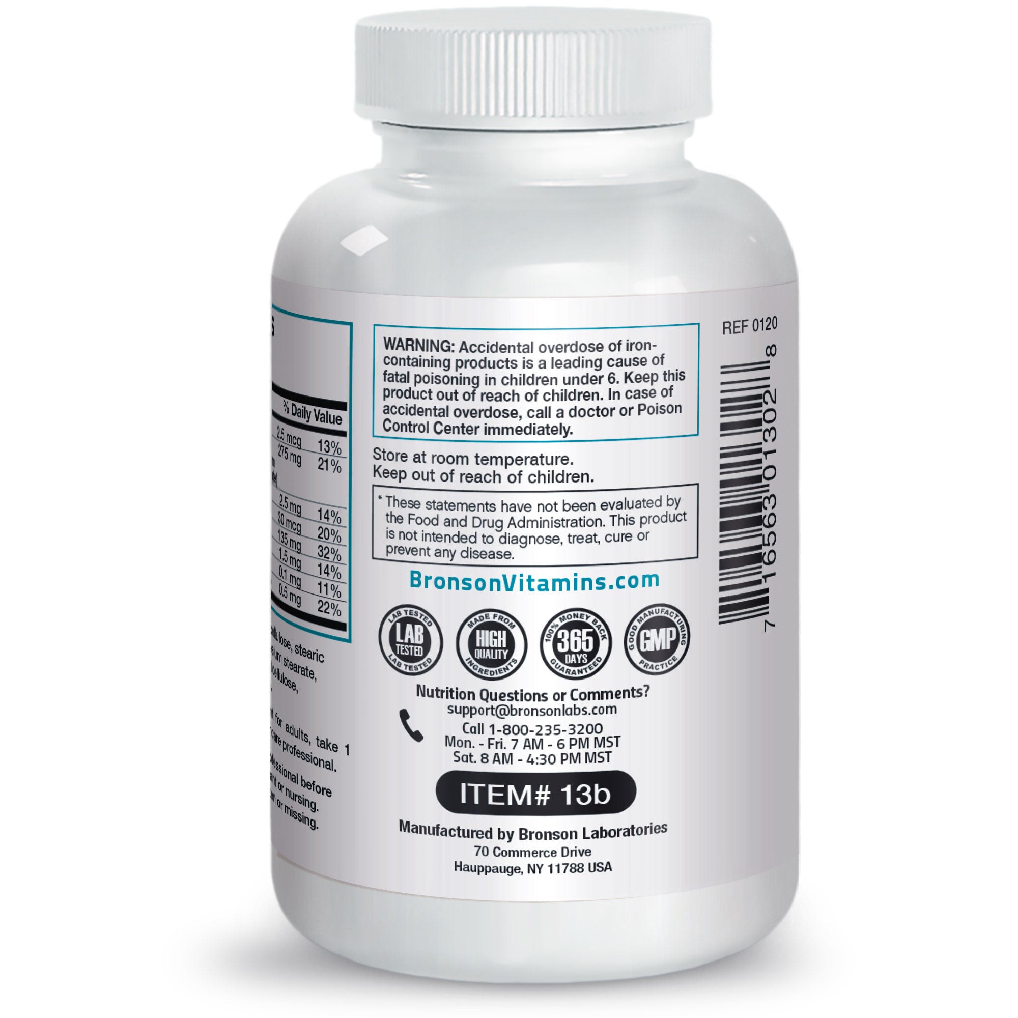 Calcium with Minerals and Vitamin D - 250 Tablets
