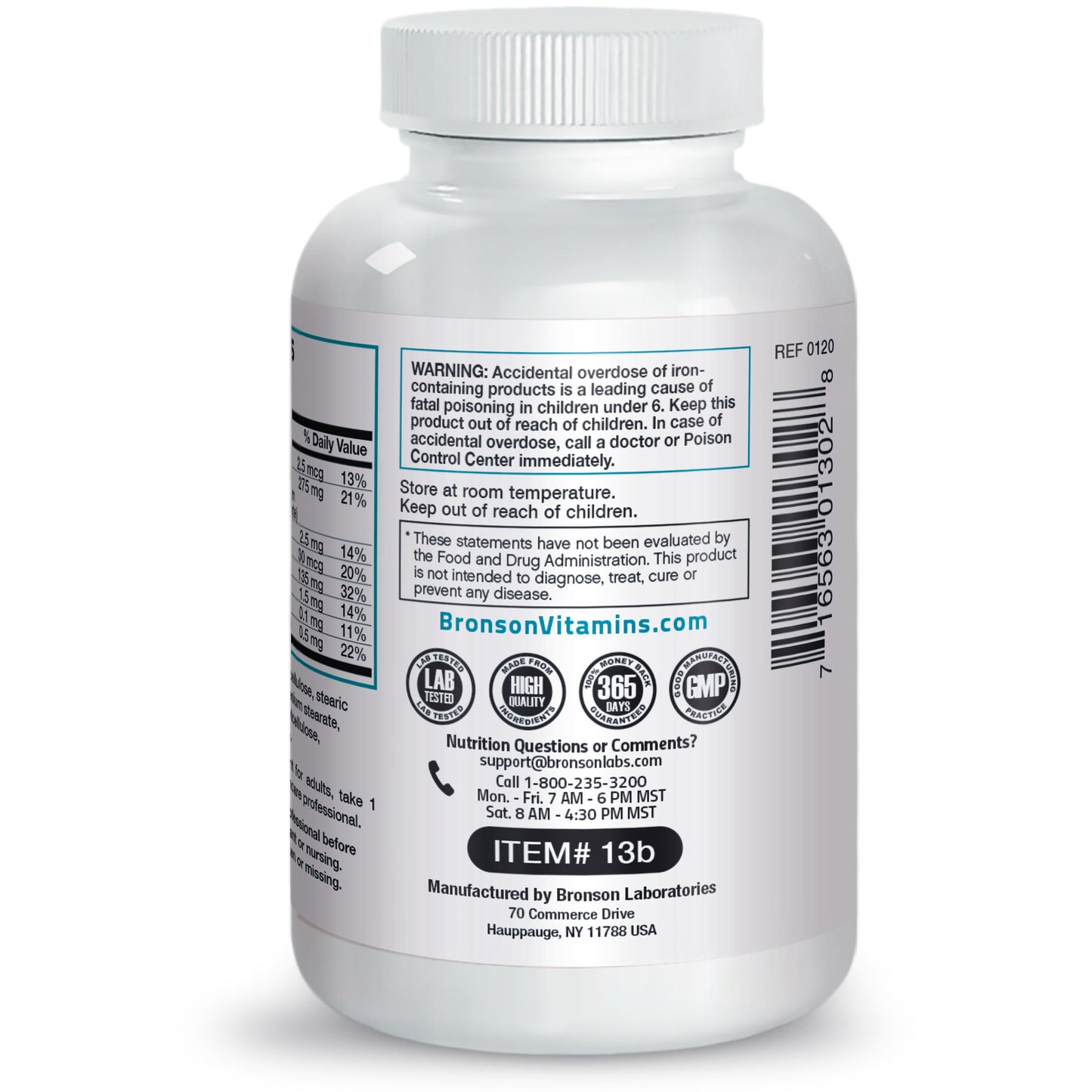 Calcium with Minerals and Vitamin D - 250 Tablets