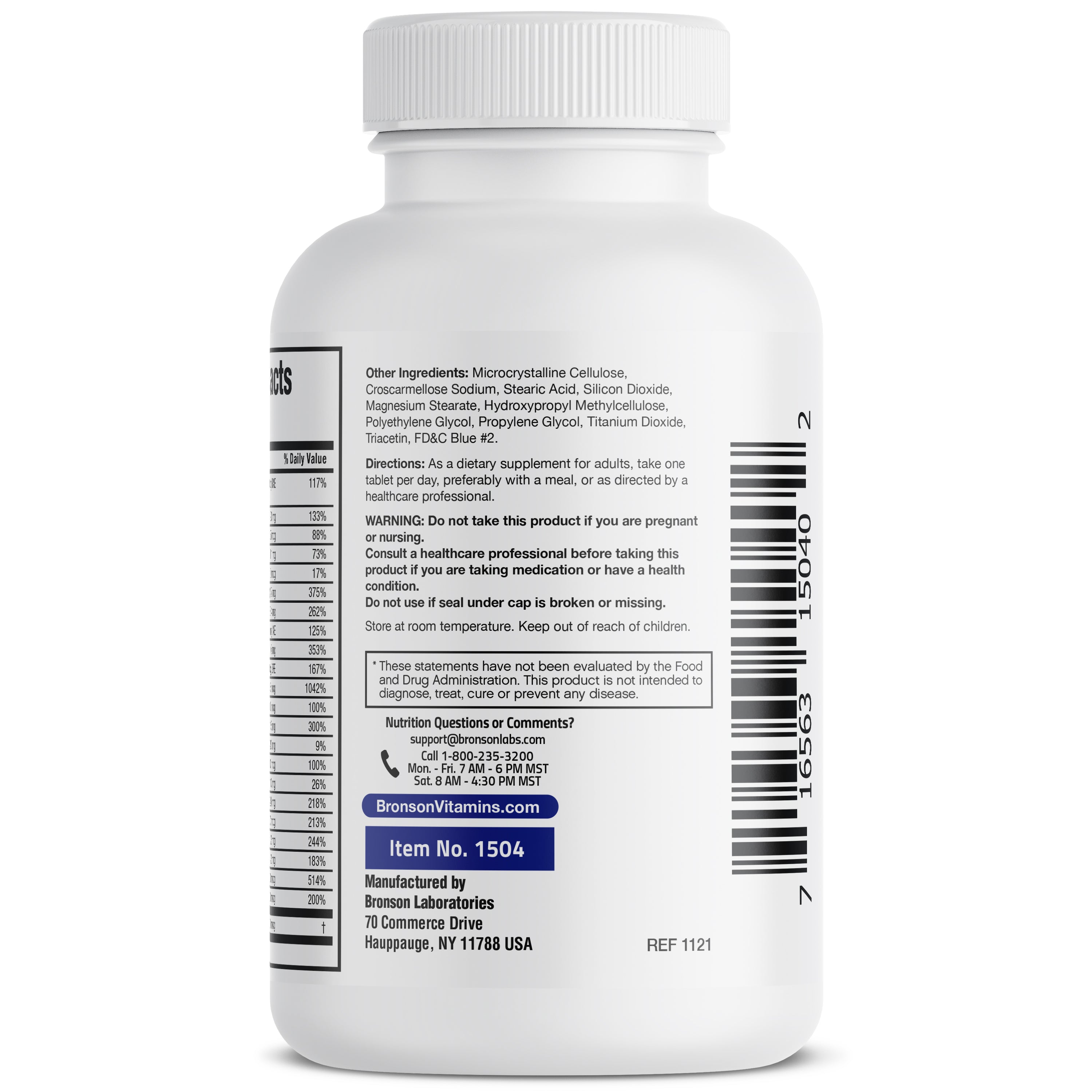 Bronson ONE™ Men's 50+ Complete Once-Daily Multivitamin