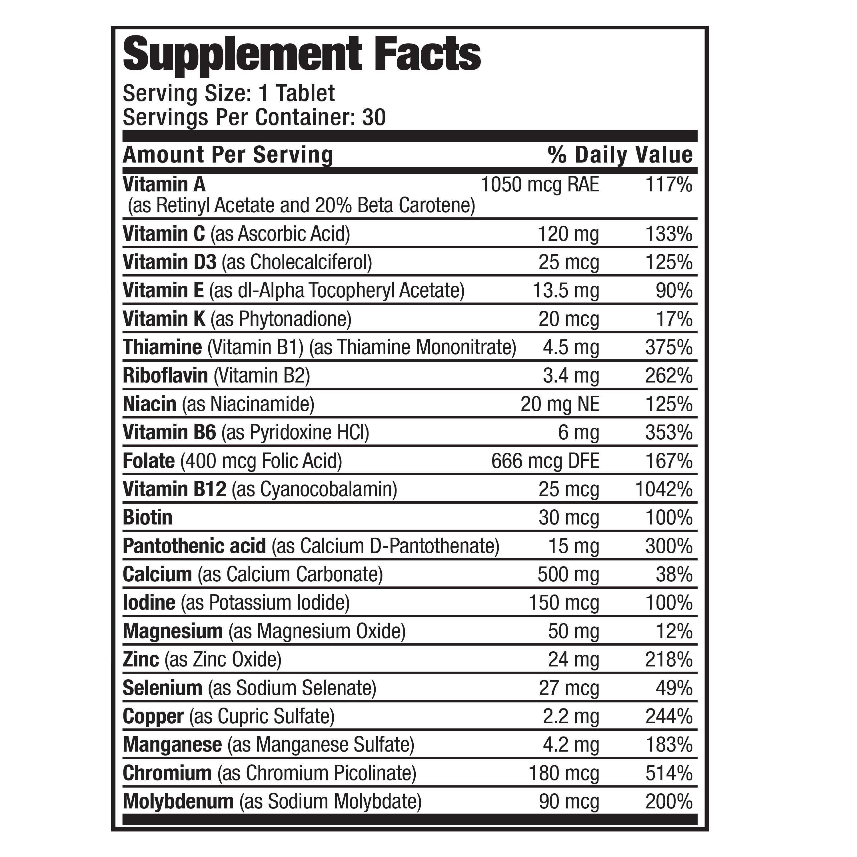 Bronson ONE™ Women’s 50+ Complete Once-Daily Multivitamin view 25 of 6