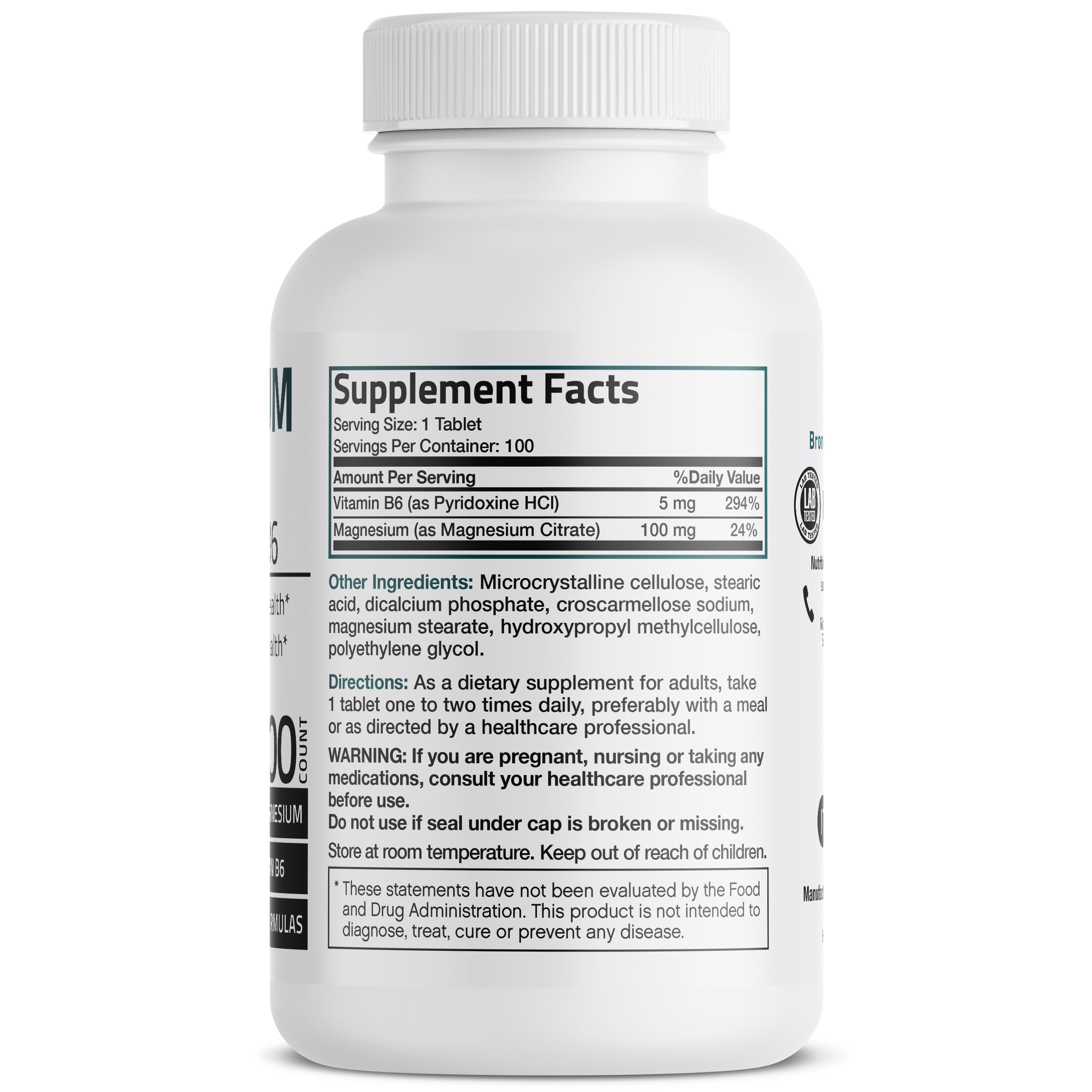 Magnesium Citrate with Vitamin B6