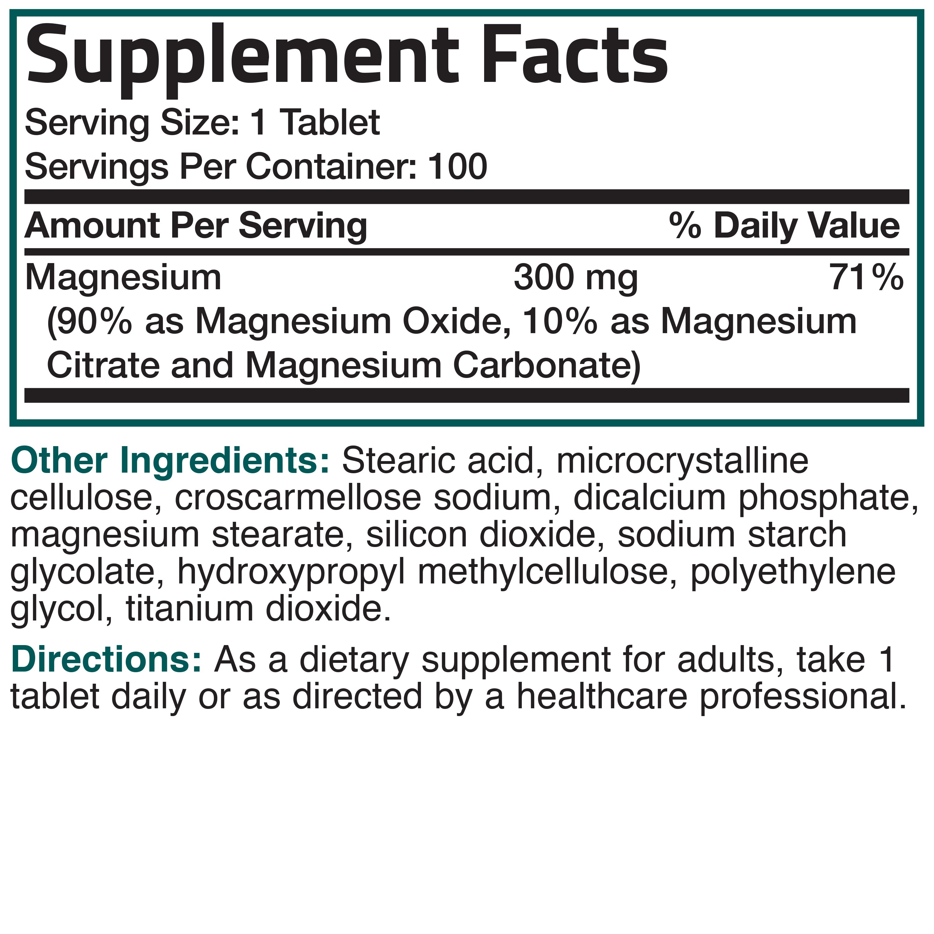 Magnesium Complex Maximum Coverage - 300 mg