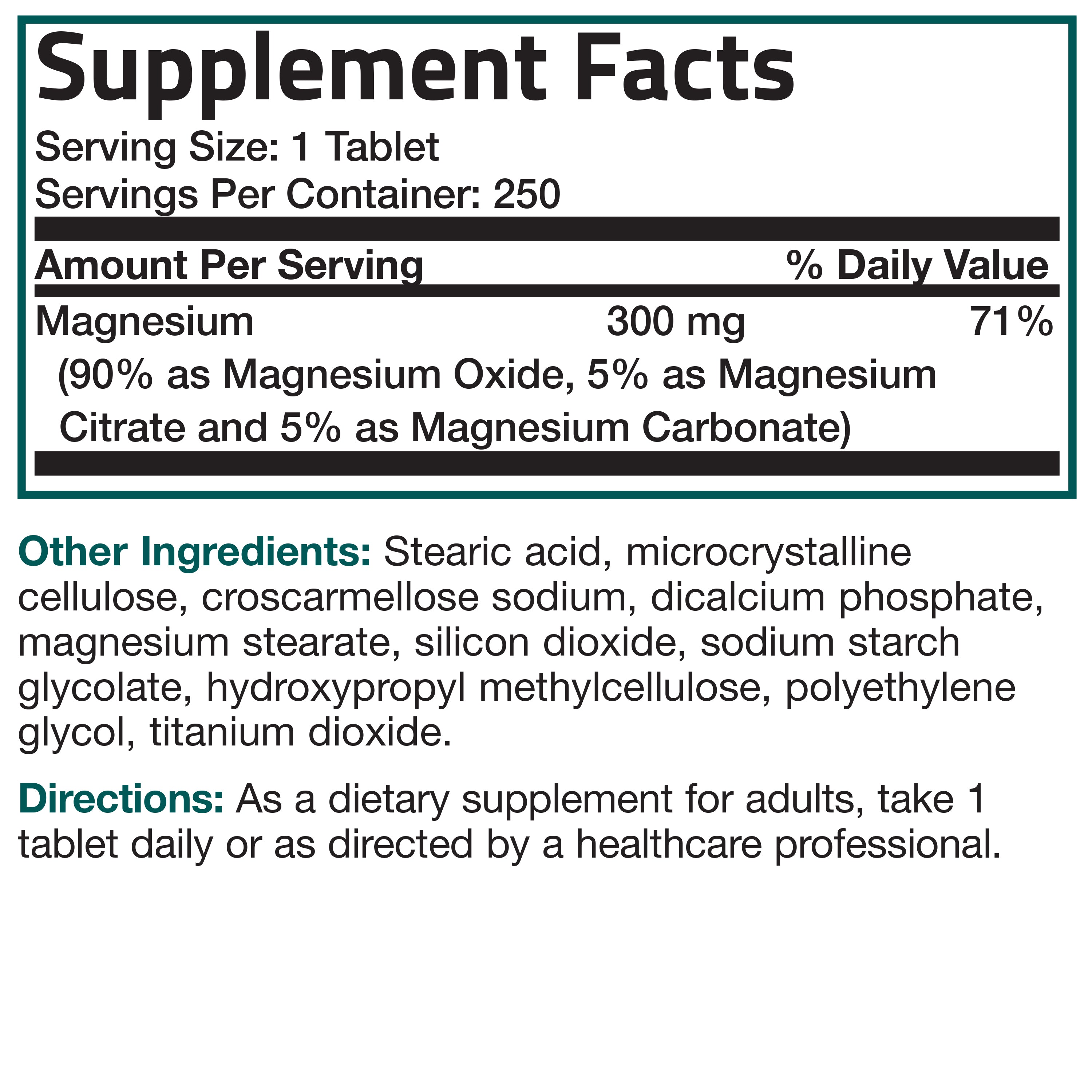 Magnesium Complex Maximum Coverage - 300 mg view 8 of 4
