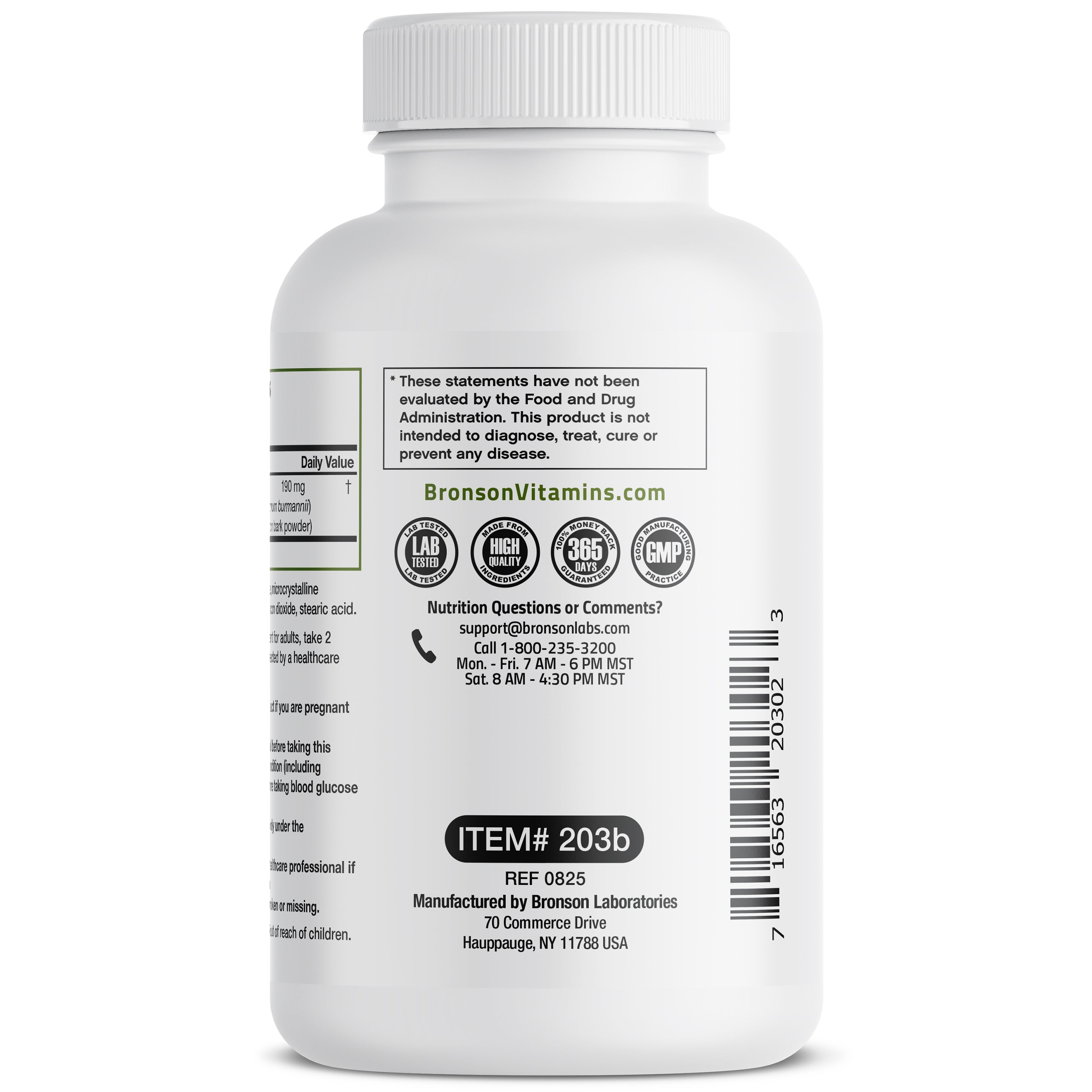 Cinnamon High-Potency - 1,000 mg - 250 Capsules