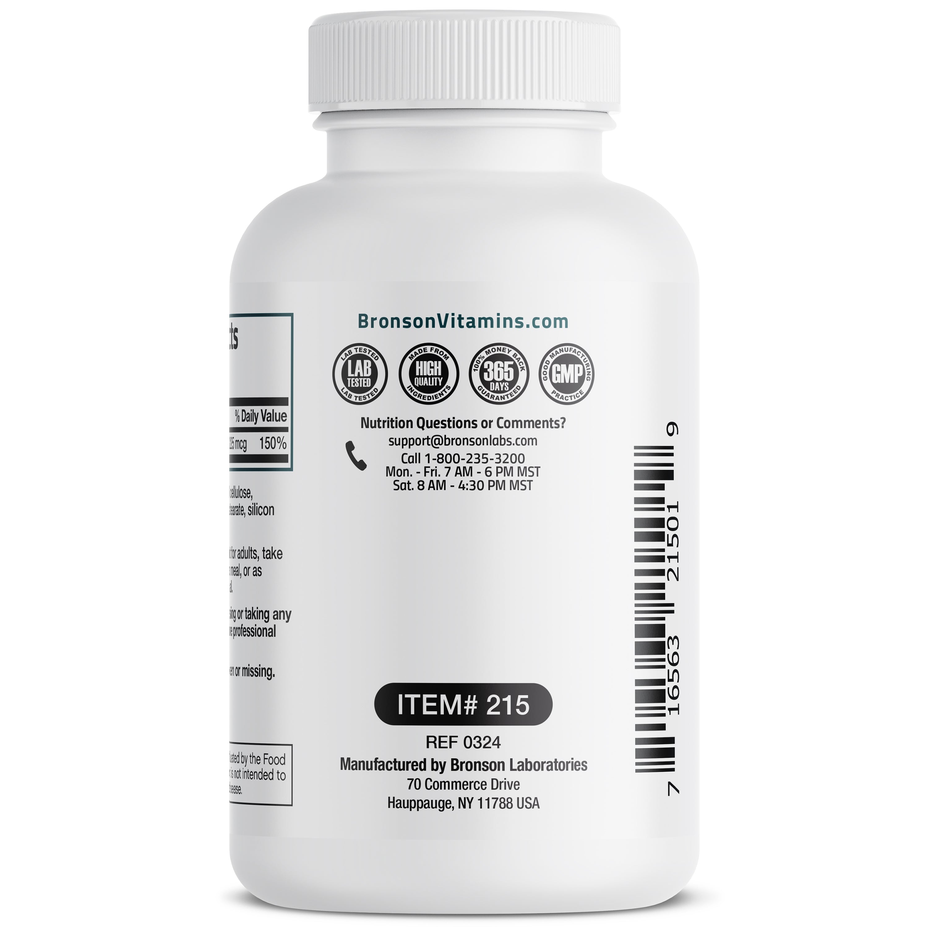 Kelp Iodine - 225 mcg 100 Capsules