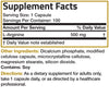 L-Arginine - 500 mg - 100 Capsules thumbnail 4