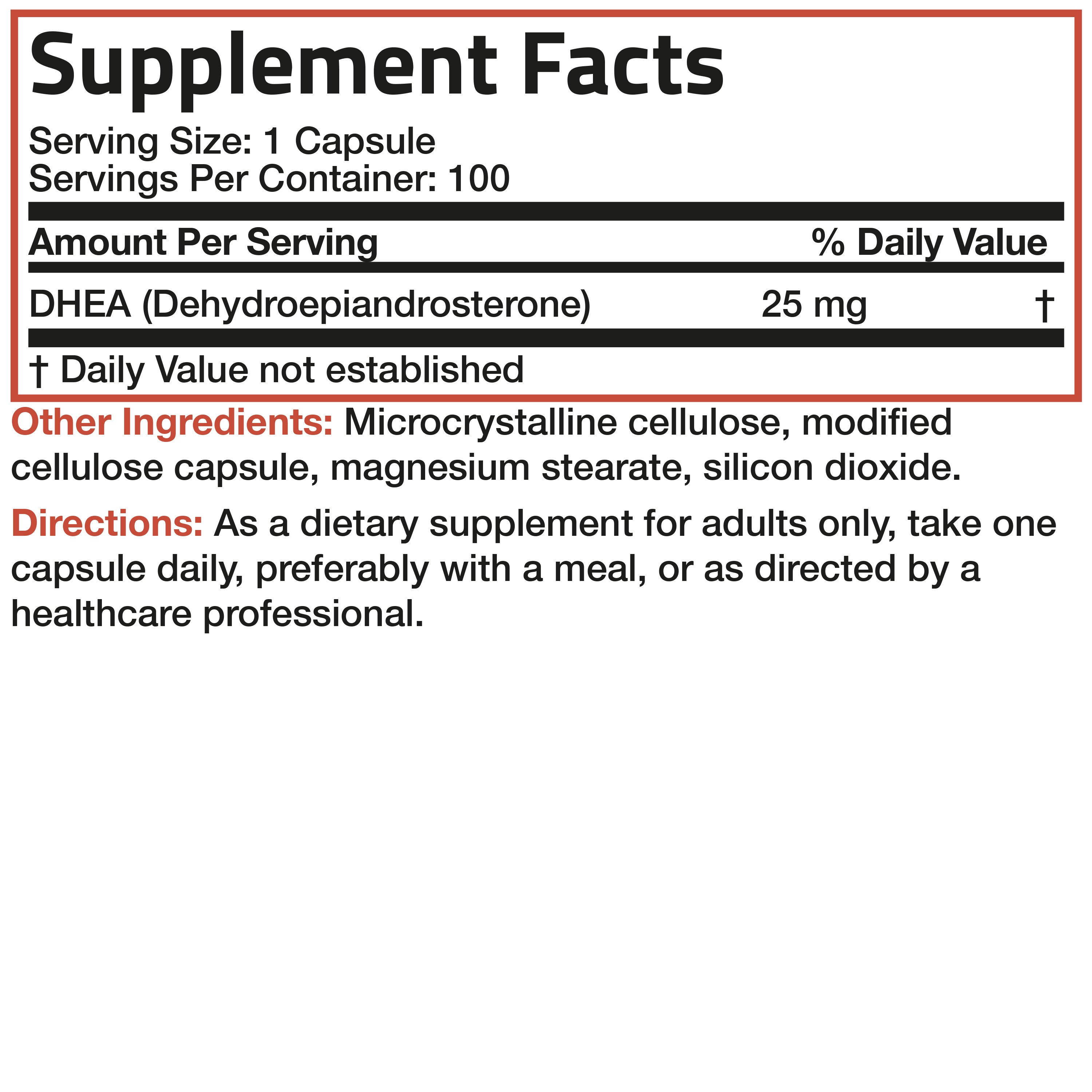 DHEA - 25 mg