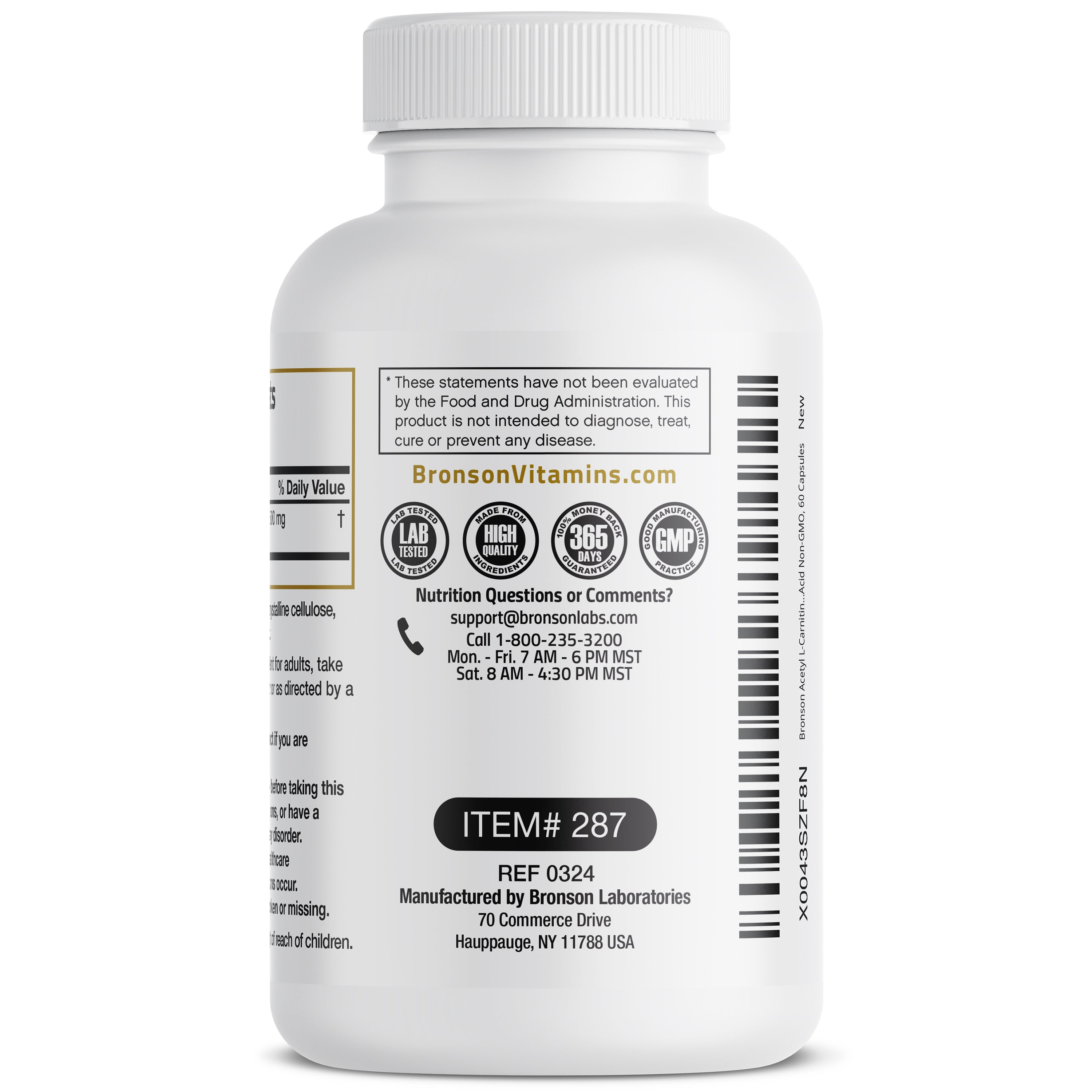Acetyl L-Carnitine - 500 MG view 3 of 4
