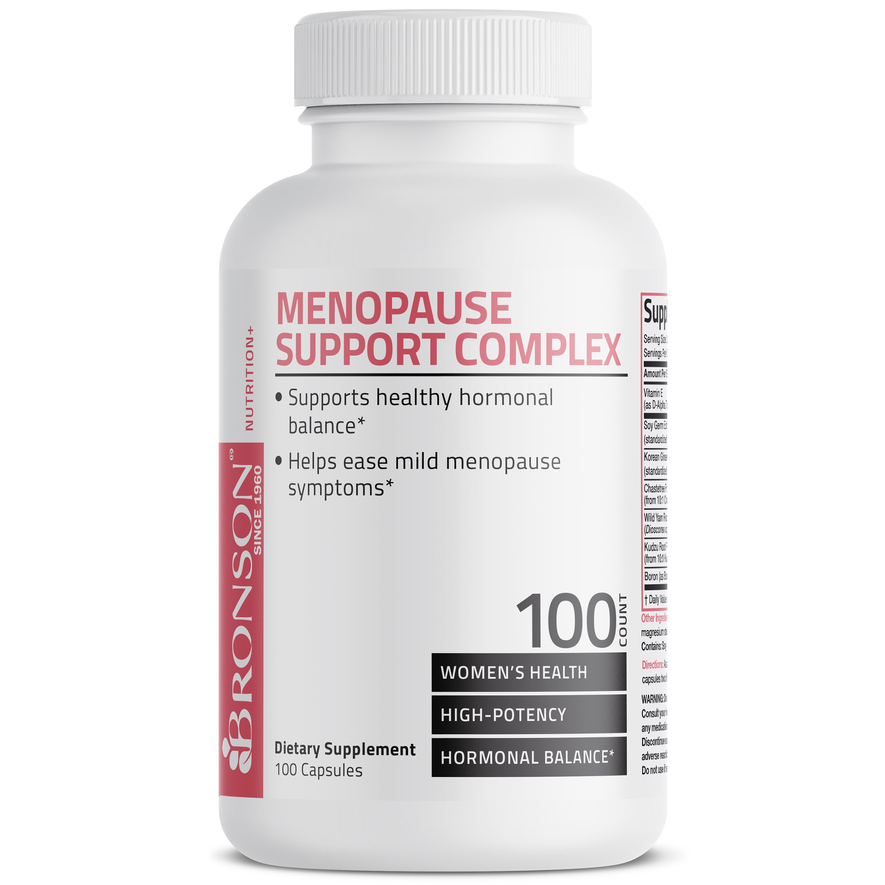 Menopause Support Phyto-Estrogen Complex - 100 Capsules