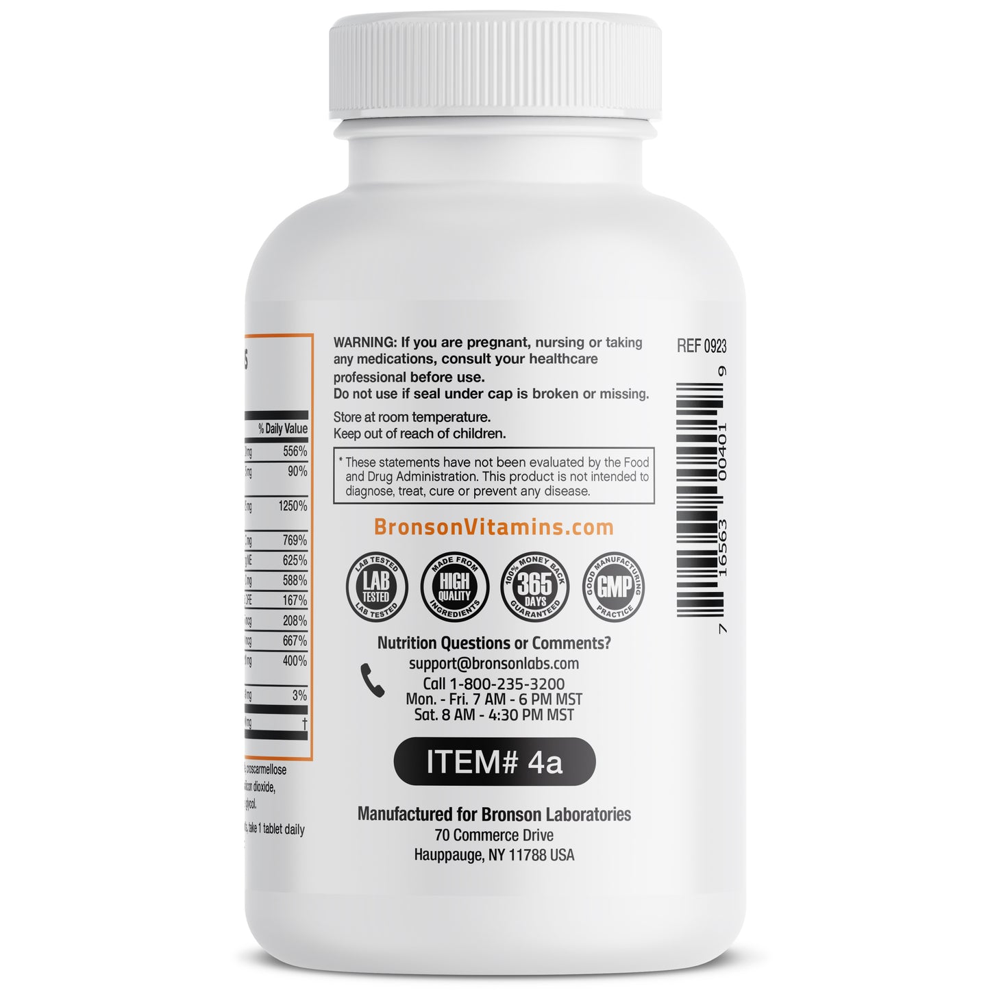 Vitamin B-Complex with Vitamins C and E - 100 Tablets