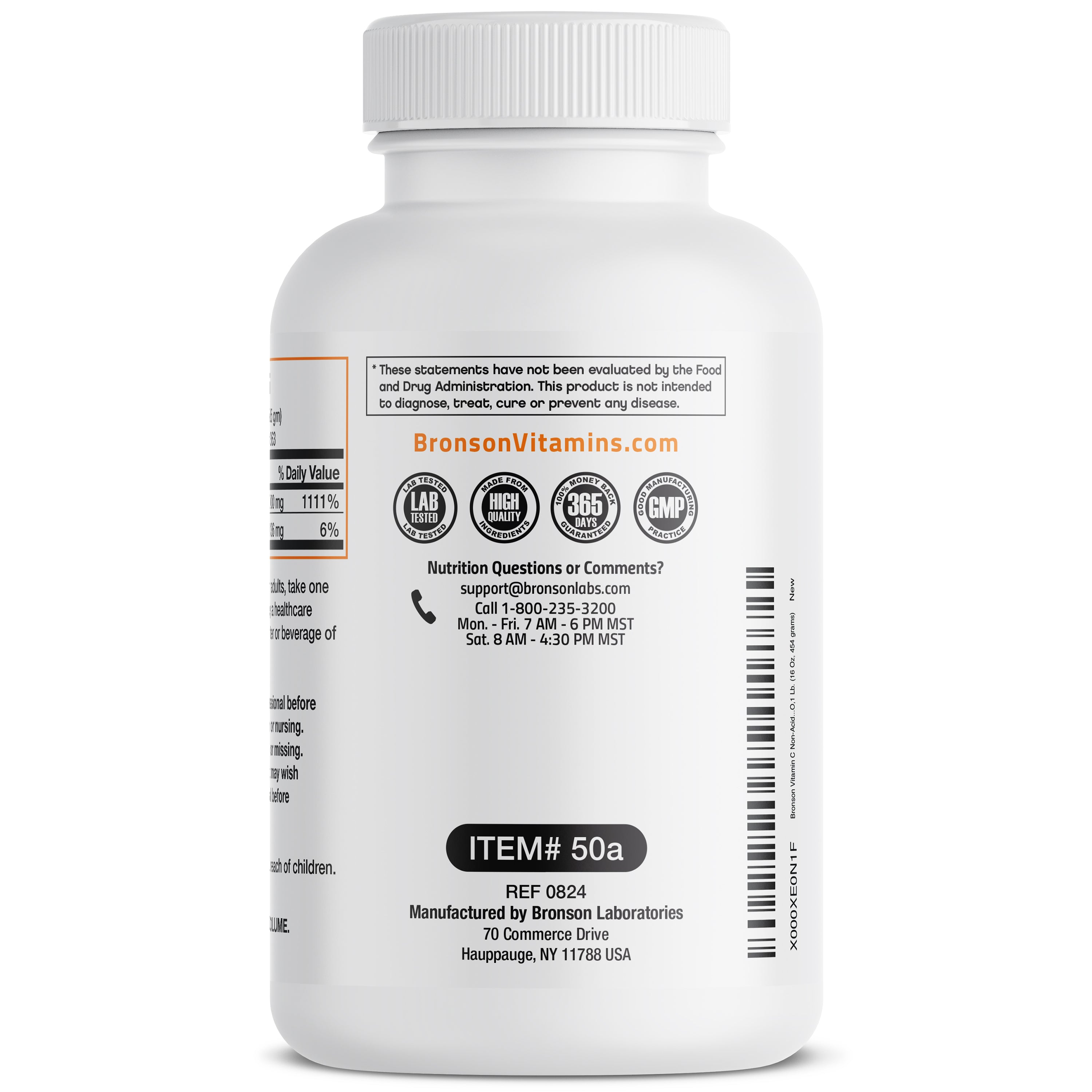 Vitamin C Non-Acidic Sodium Ascorbate Crystals - 1,000 mg
